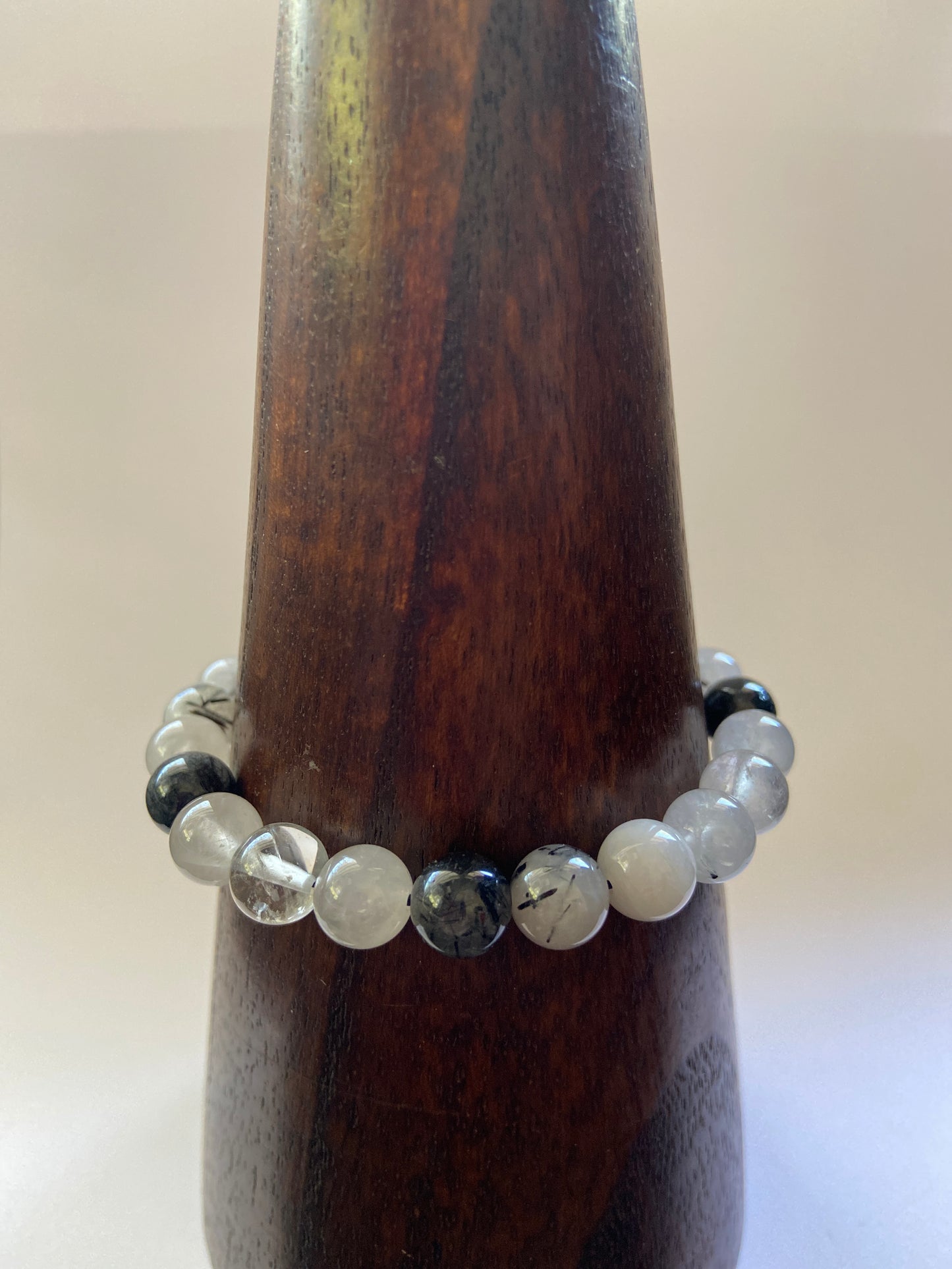 Tourmalinated Quartz Bracelet (8mm)