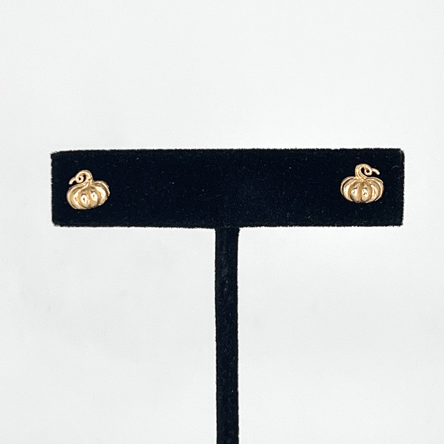 3D Pumpkin Post Earrings