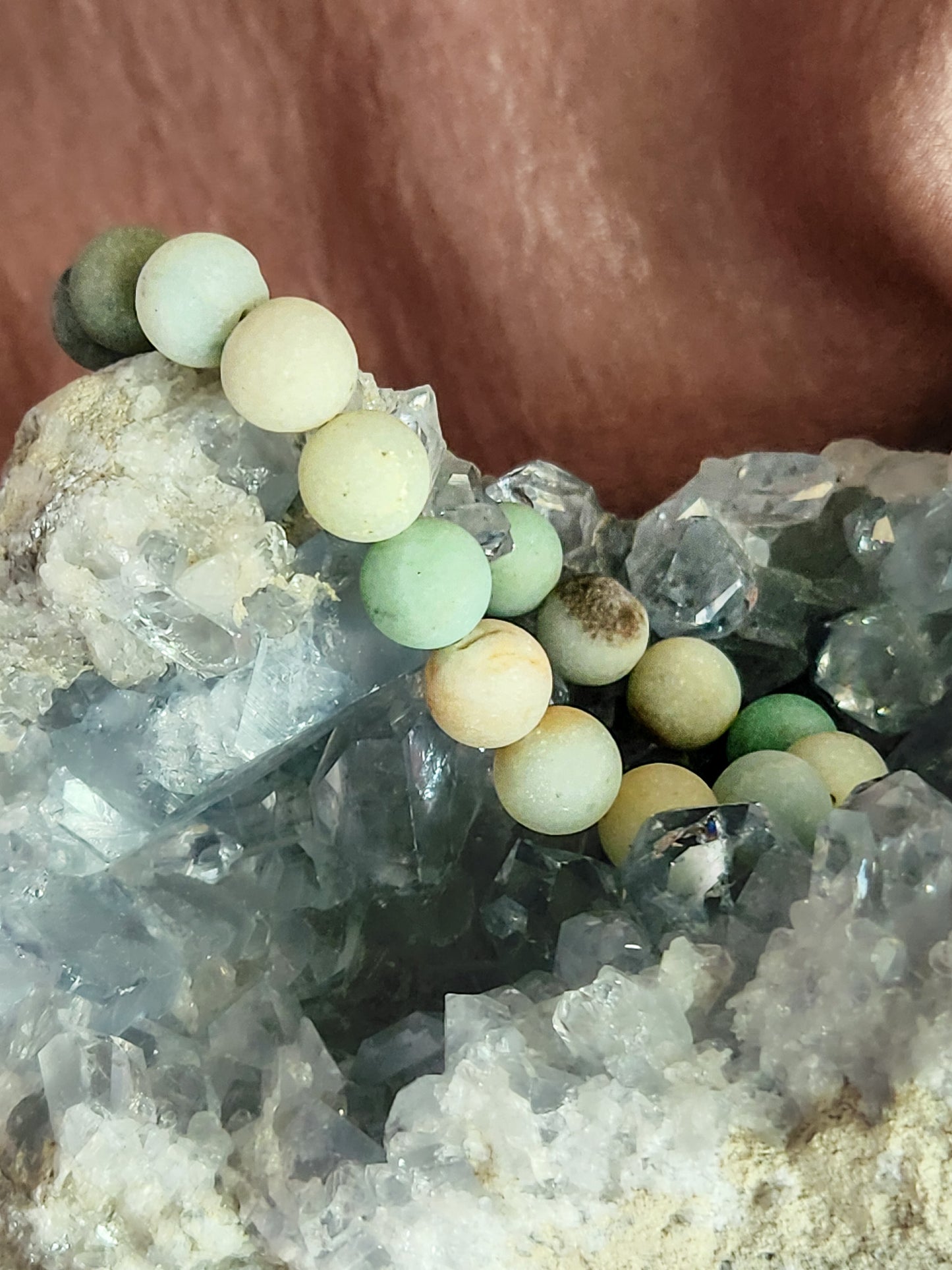 Matte Crystals Bracelet (10mm)