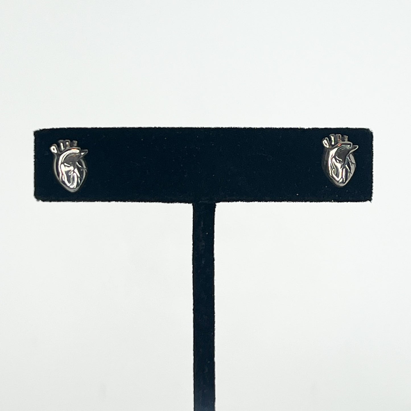 Anatomical Heart Post Earrings