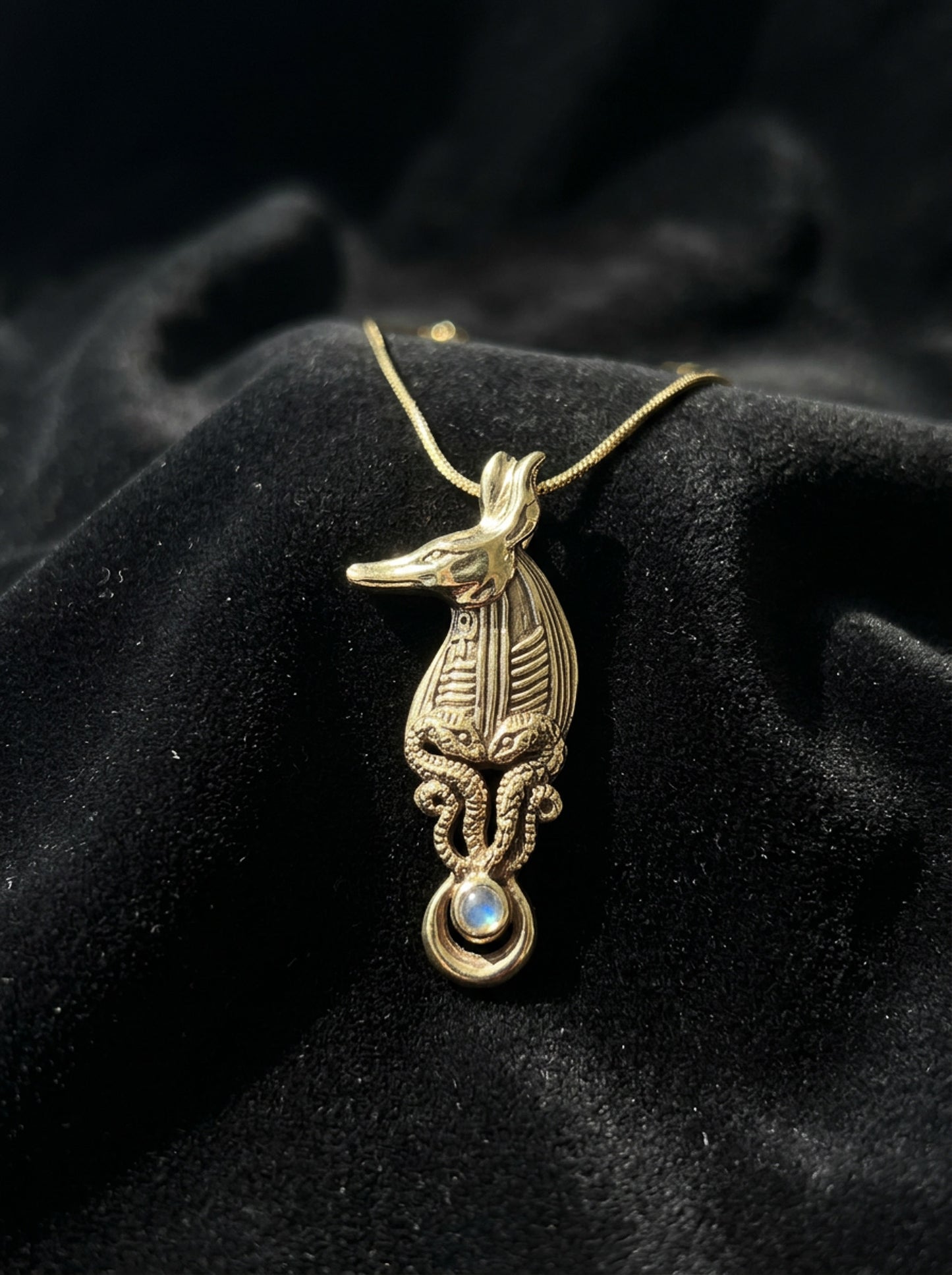 Anubis Snakes Pendant