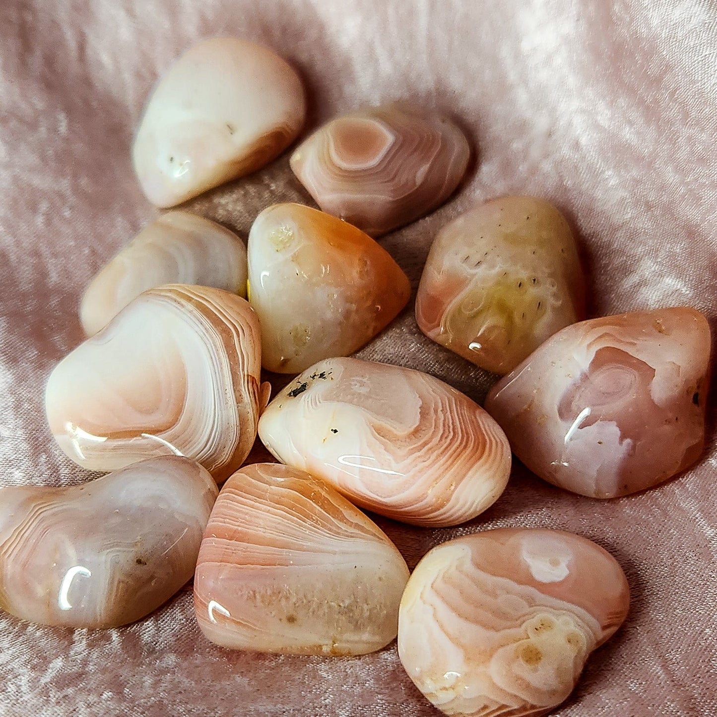 Apricot Agate Tumble