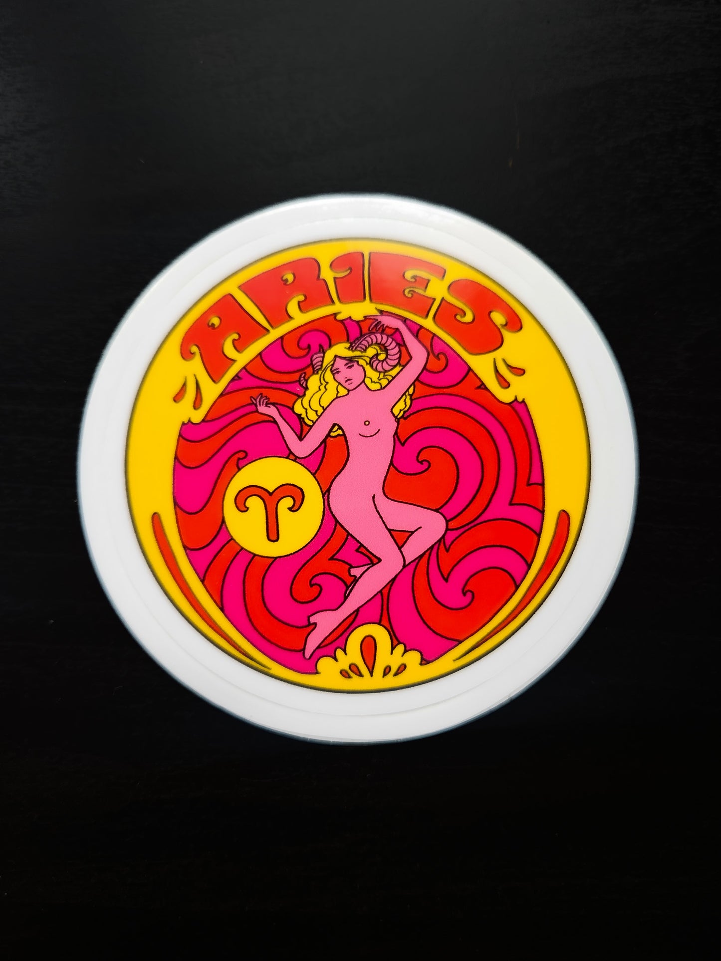 Retro Zodiac Sticker (choose one)