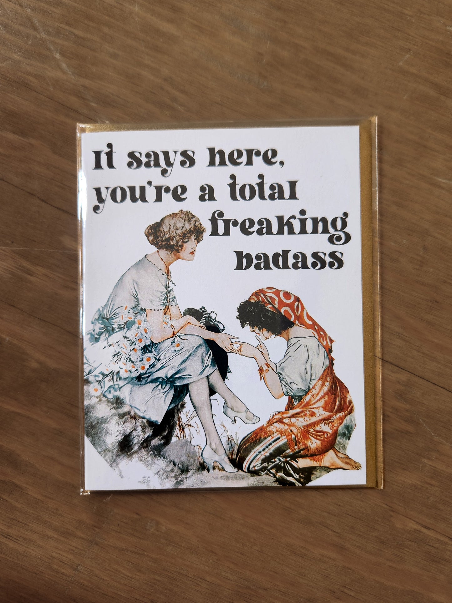 Badass Fortune Teller Card