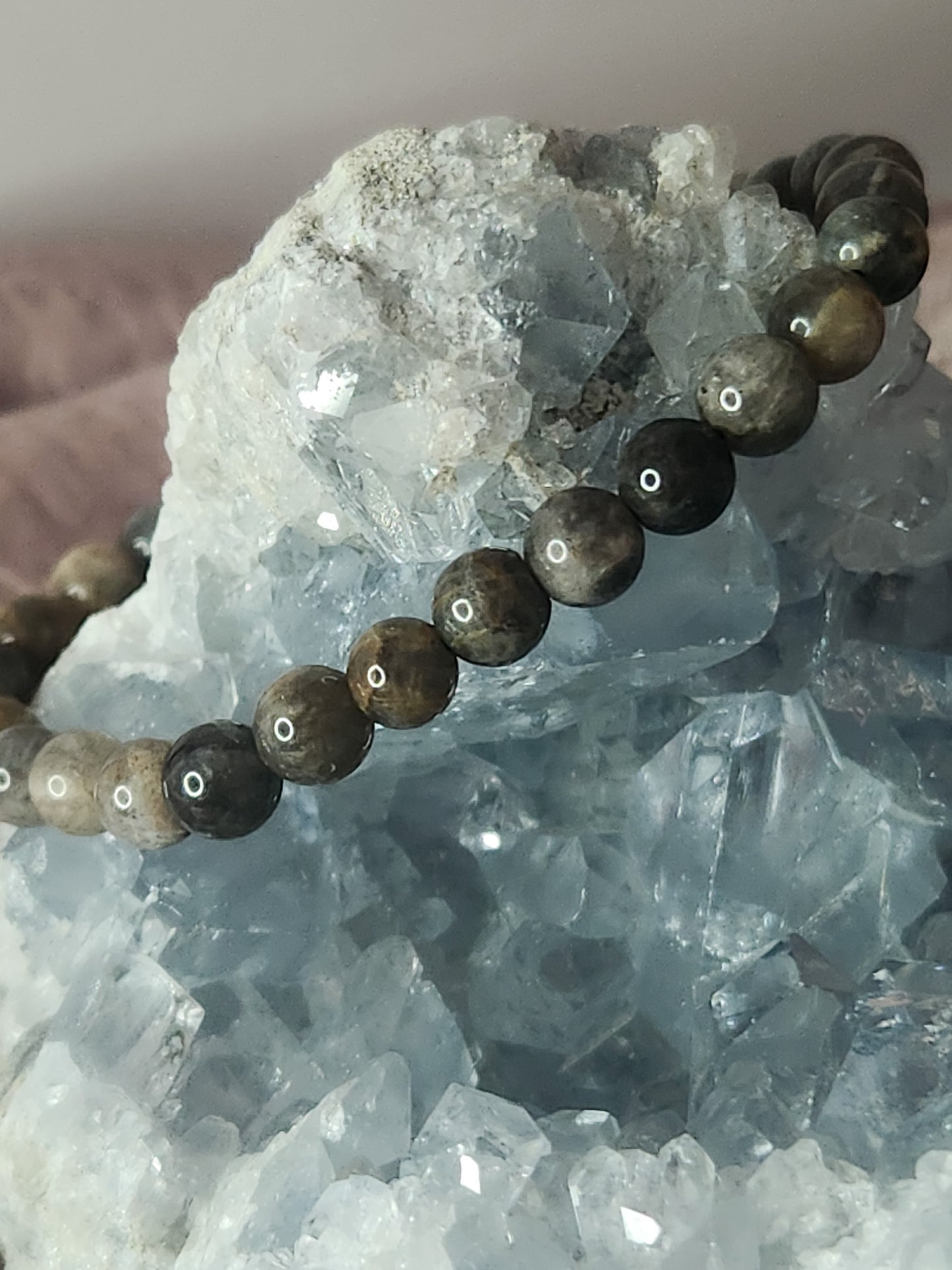 Black Moonstone Bracelet