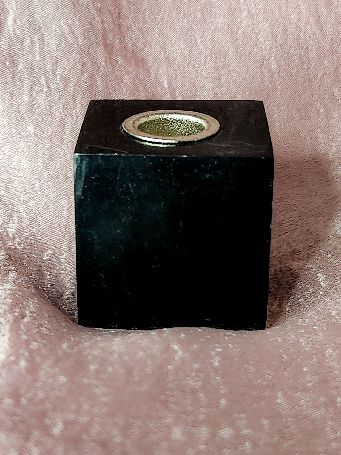 Black Onyx Chime Candle Holder