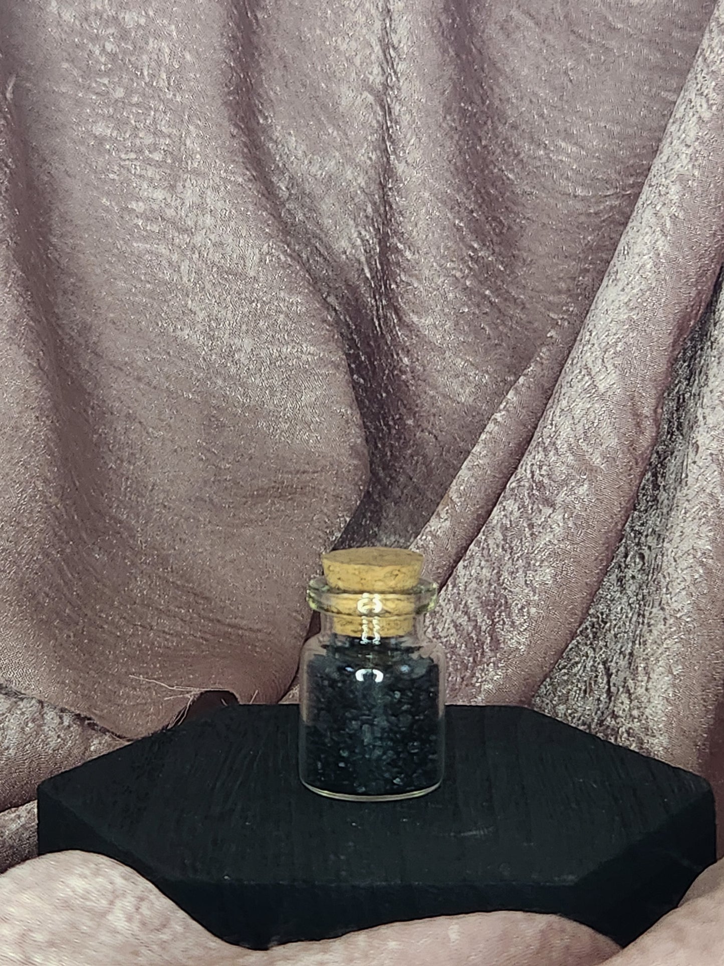Black Salt Mini Spell Jar