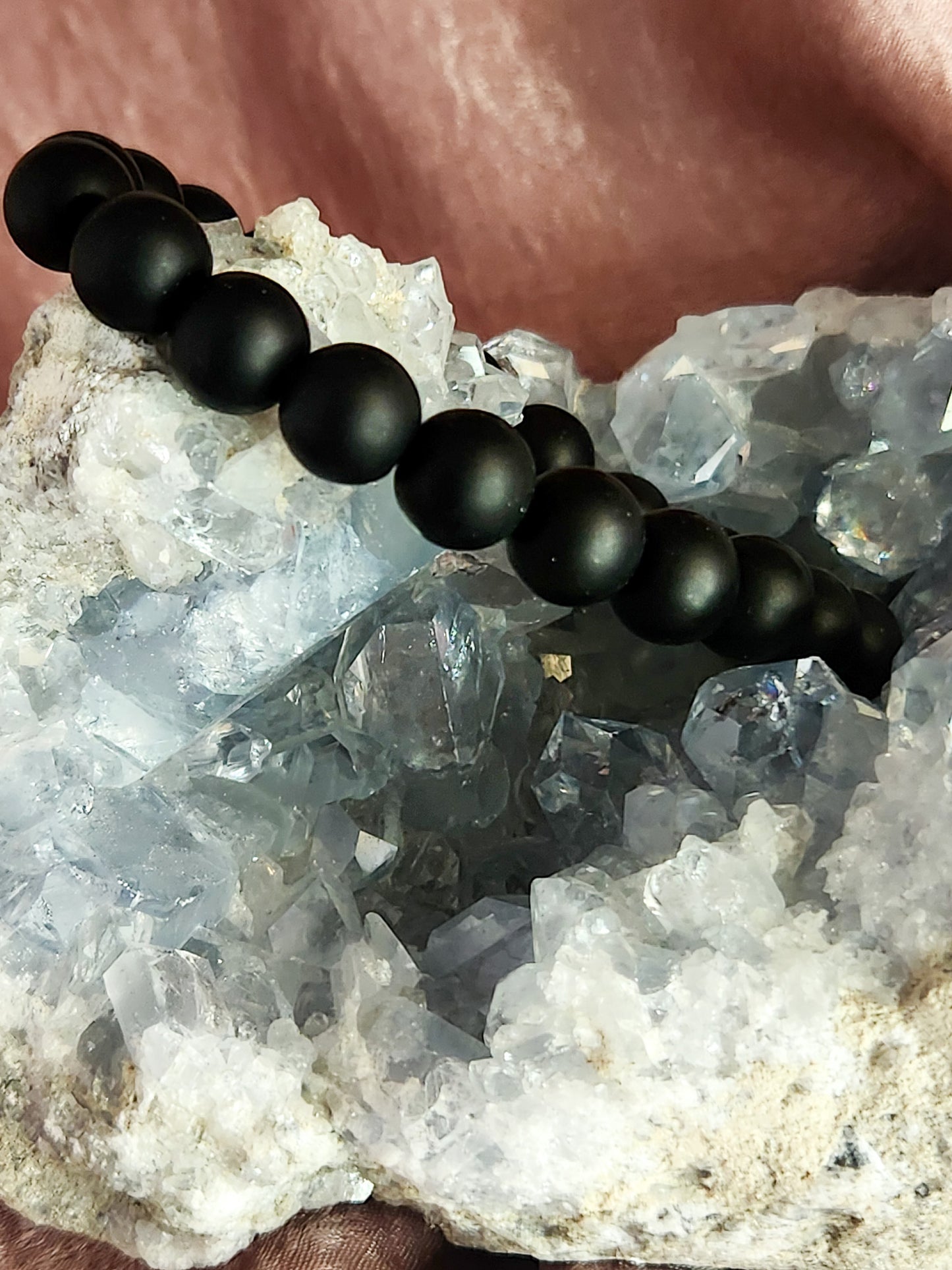 Matte Crystals Bracelet (10mm)