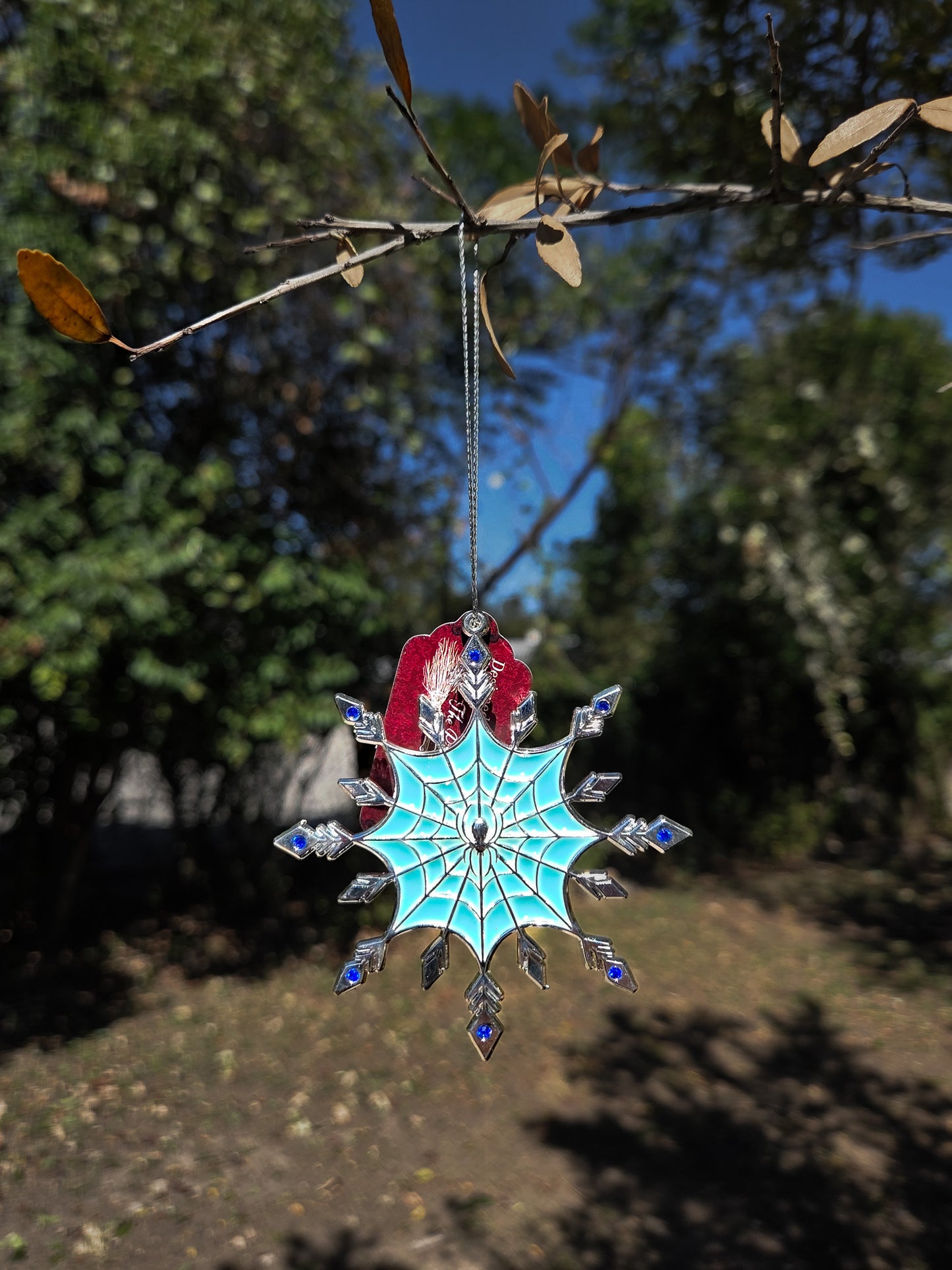 Christmas Spider Snowflake Ornament