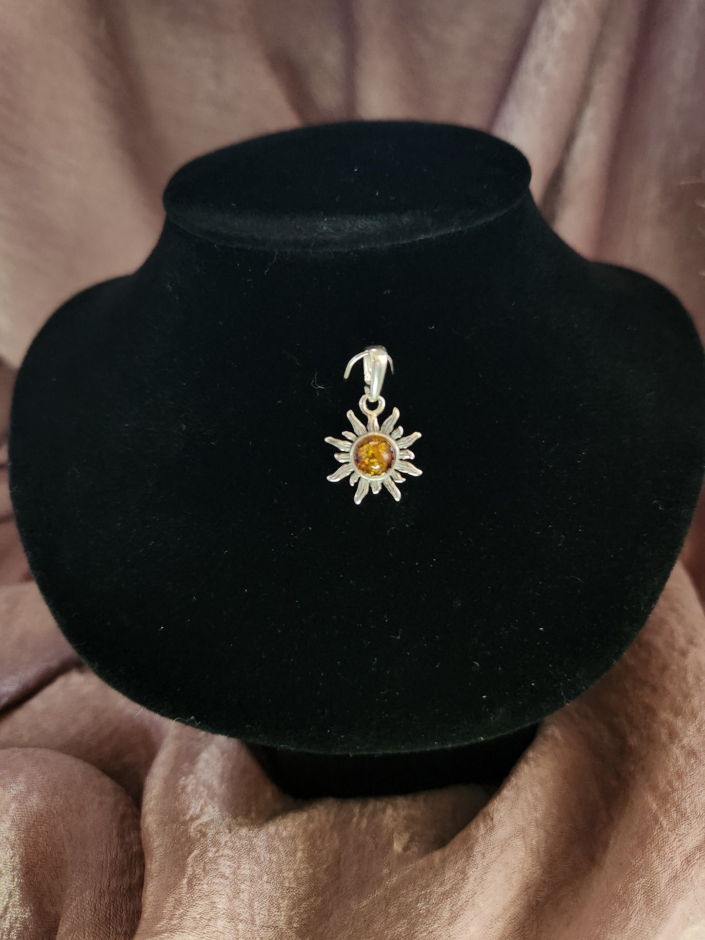 Amber Sun Pendant