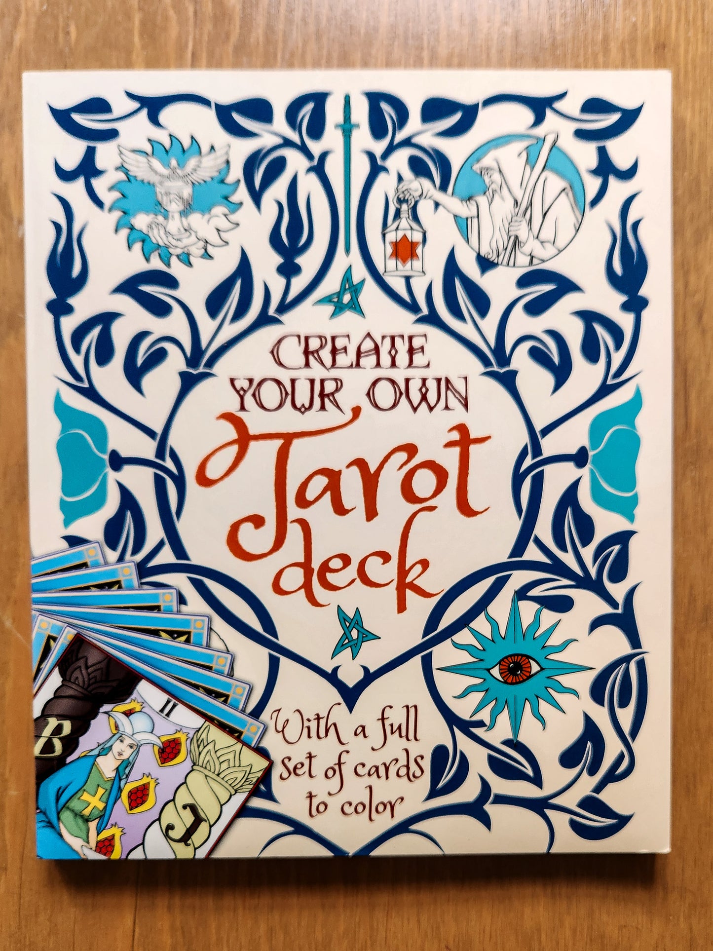 Create Your Own Tarot Deck: Full Set of Cards To Color