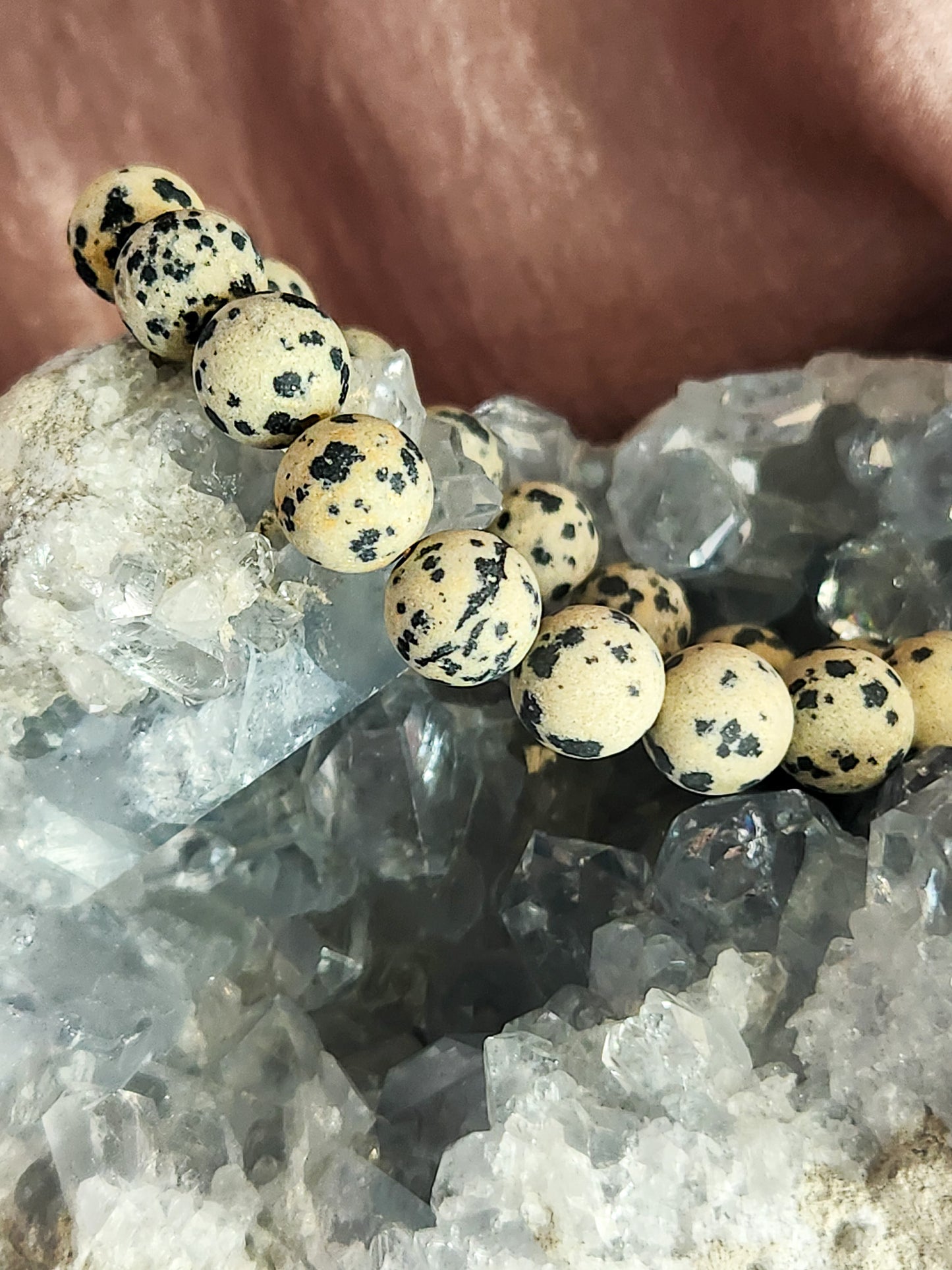 Matte Crystals Bracelet (10mm)