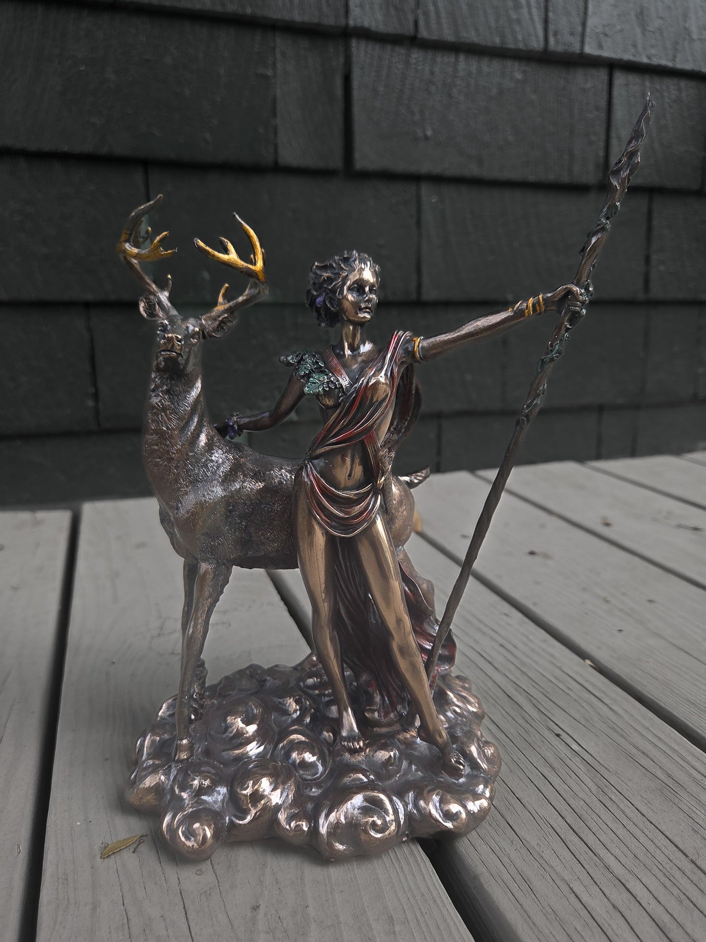 Diana Statue with Stag