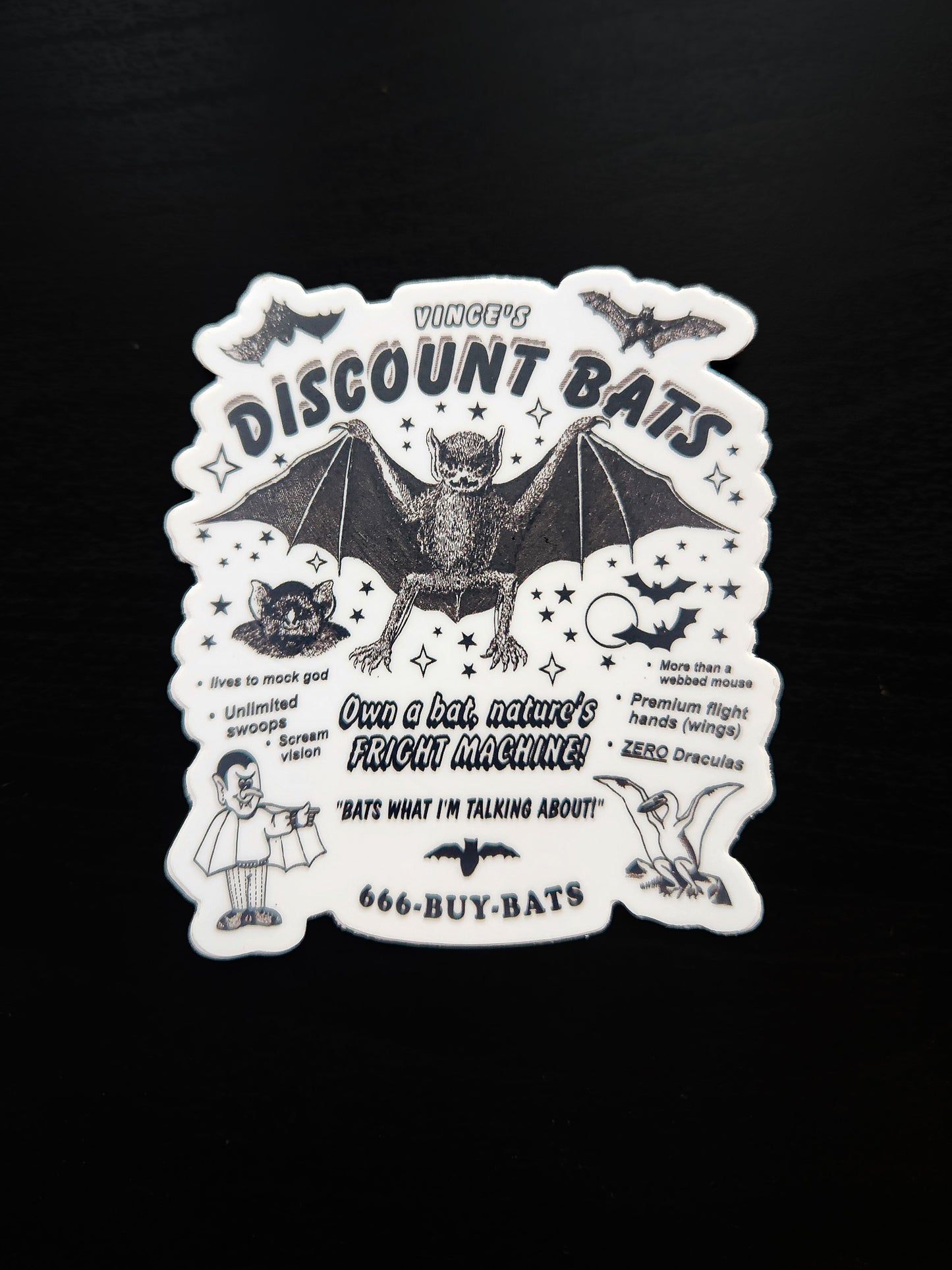 Discount Bats Sticker