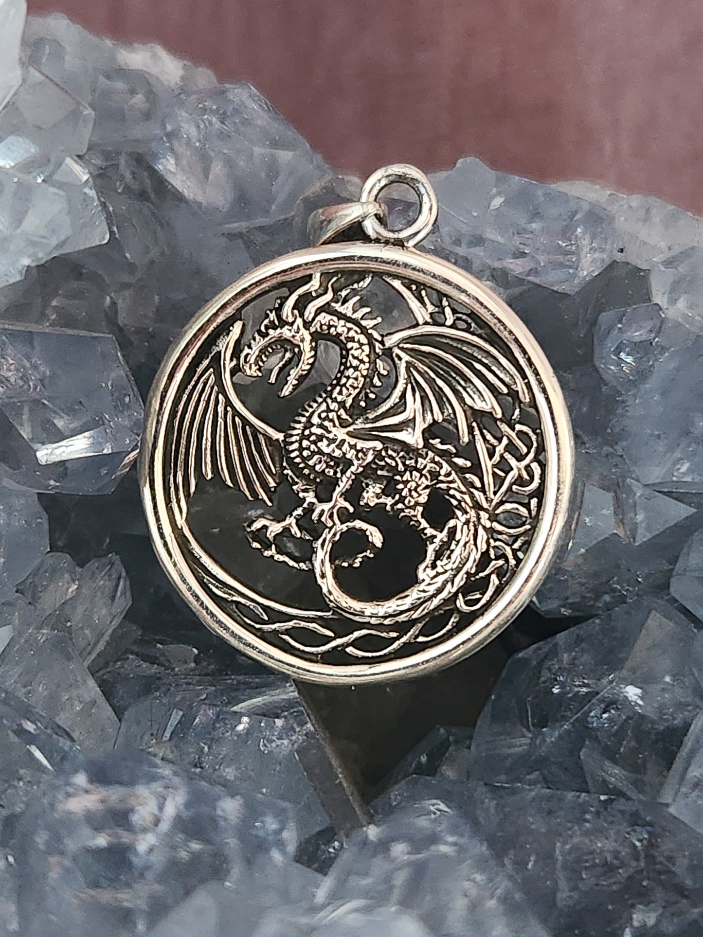 Dragon In Circle Pendant