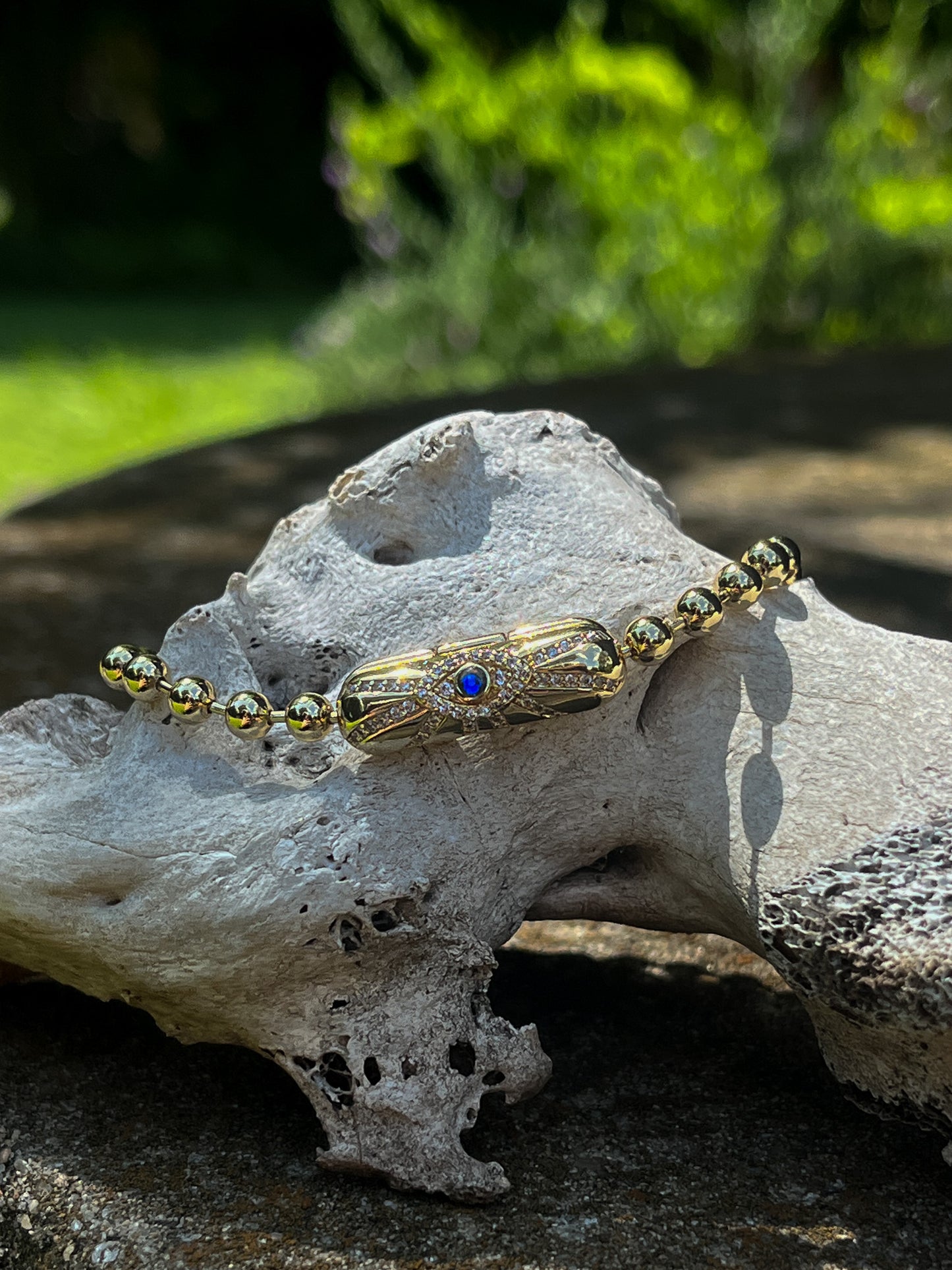 Evil Eye Ball Chain Bracelet