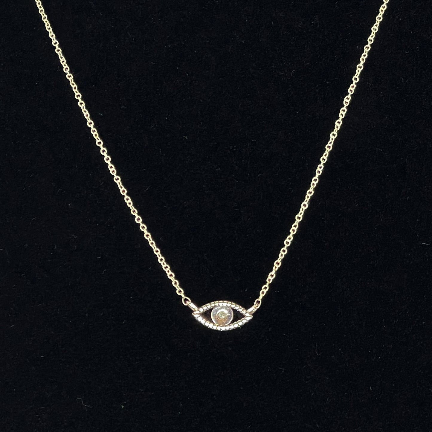 Evil Eye Protection Tiny Necklace