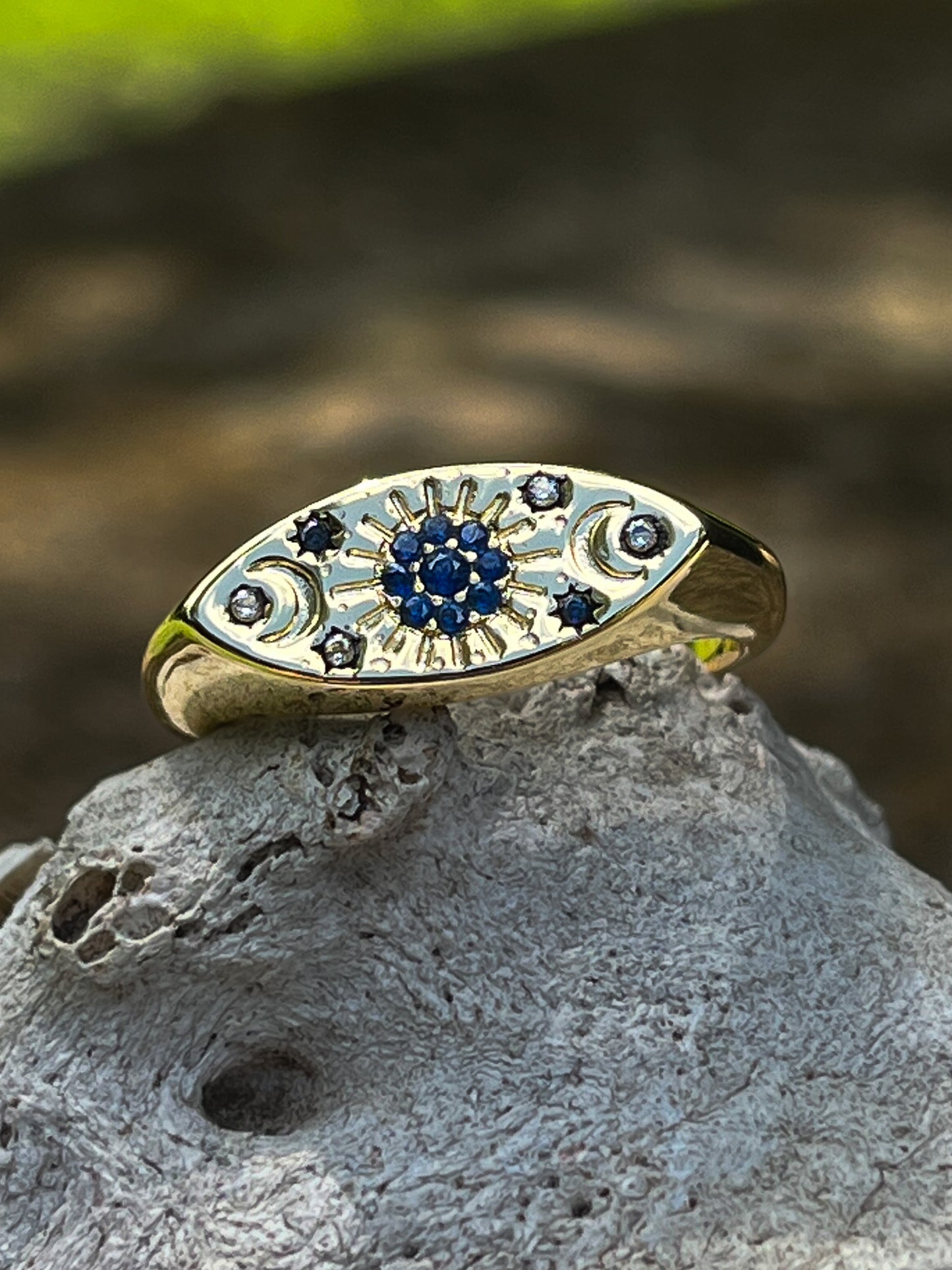 Evil Eye Signet Ring
