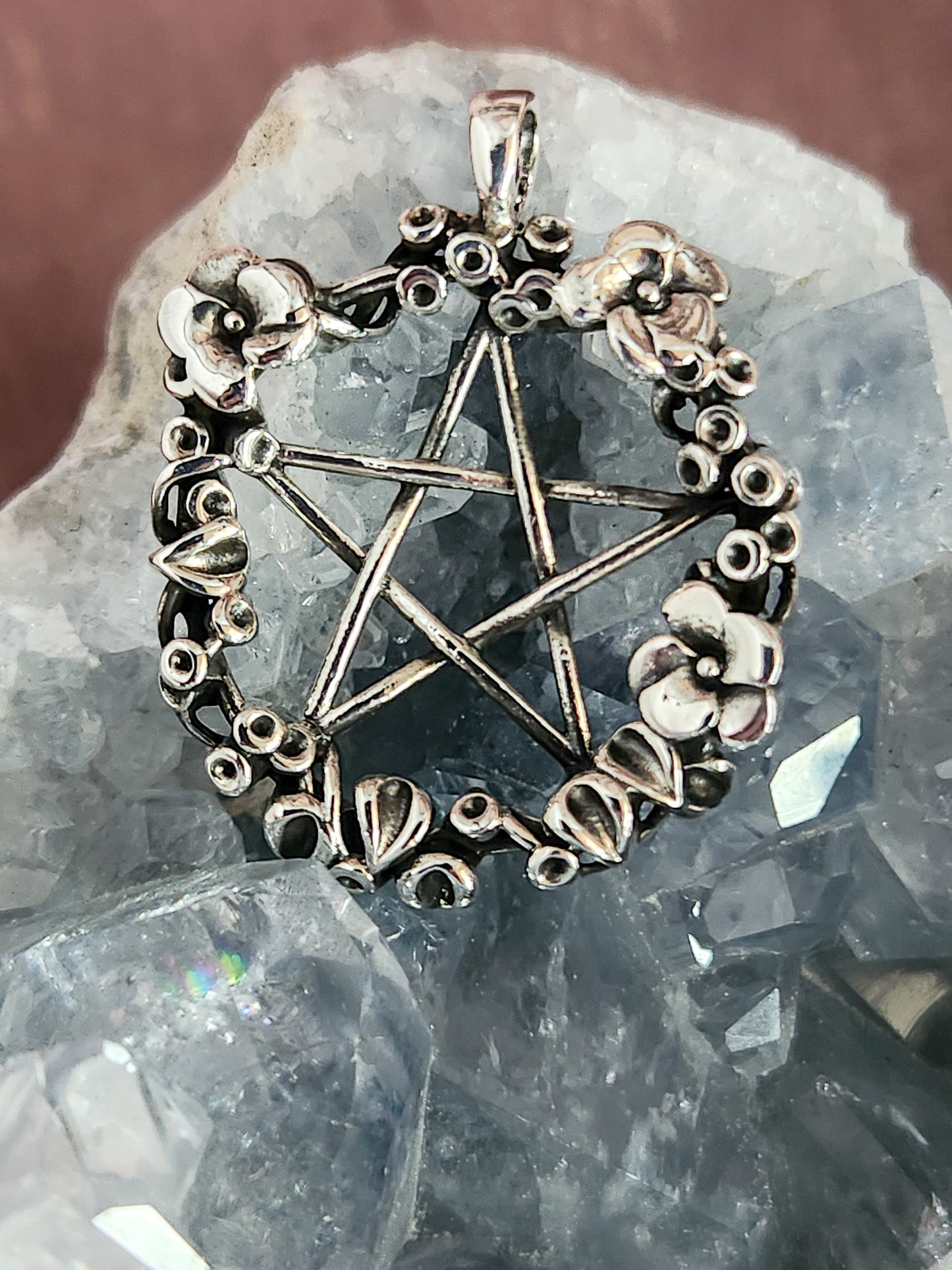 Flower Pentacle Pendant