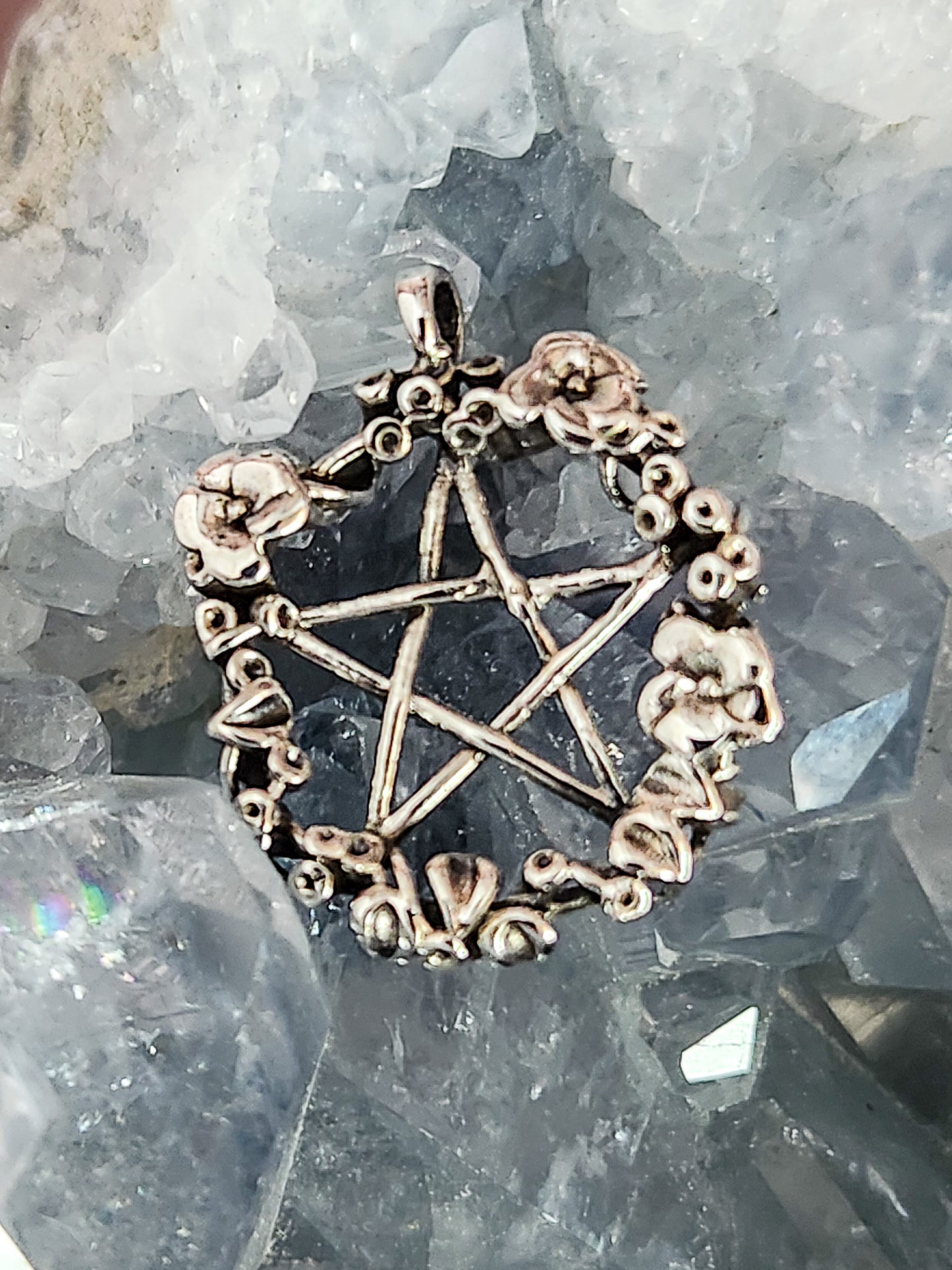 Flower Pentacle Pendant