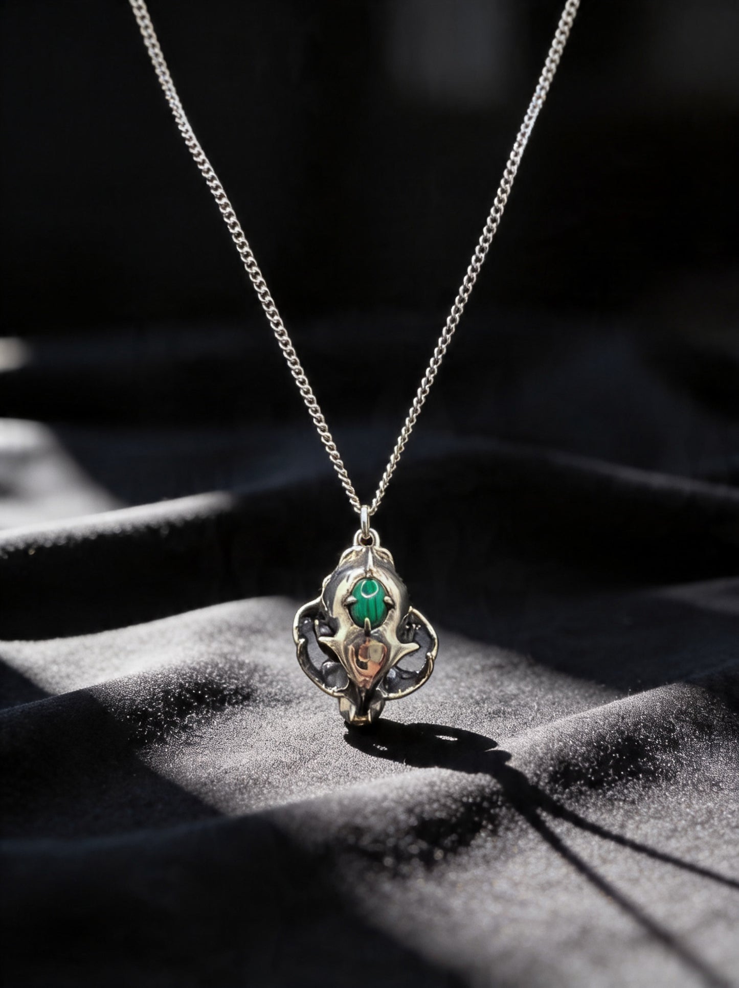 Gemstone Domestic Cat Necklace