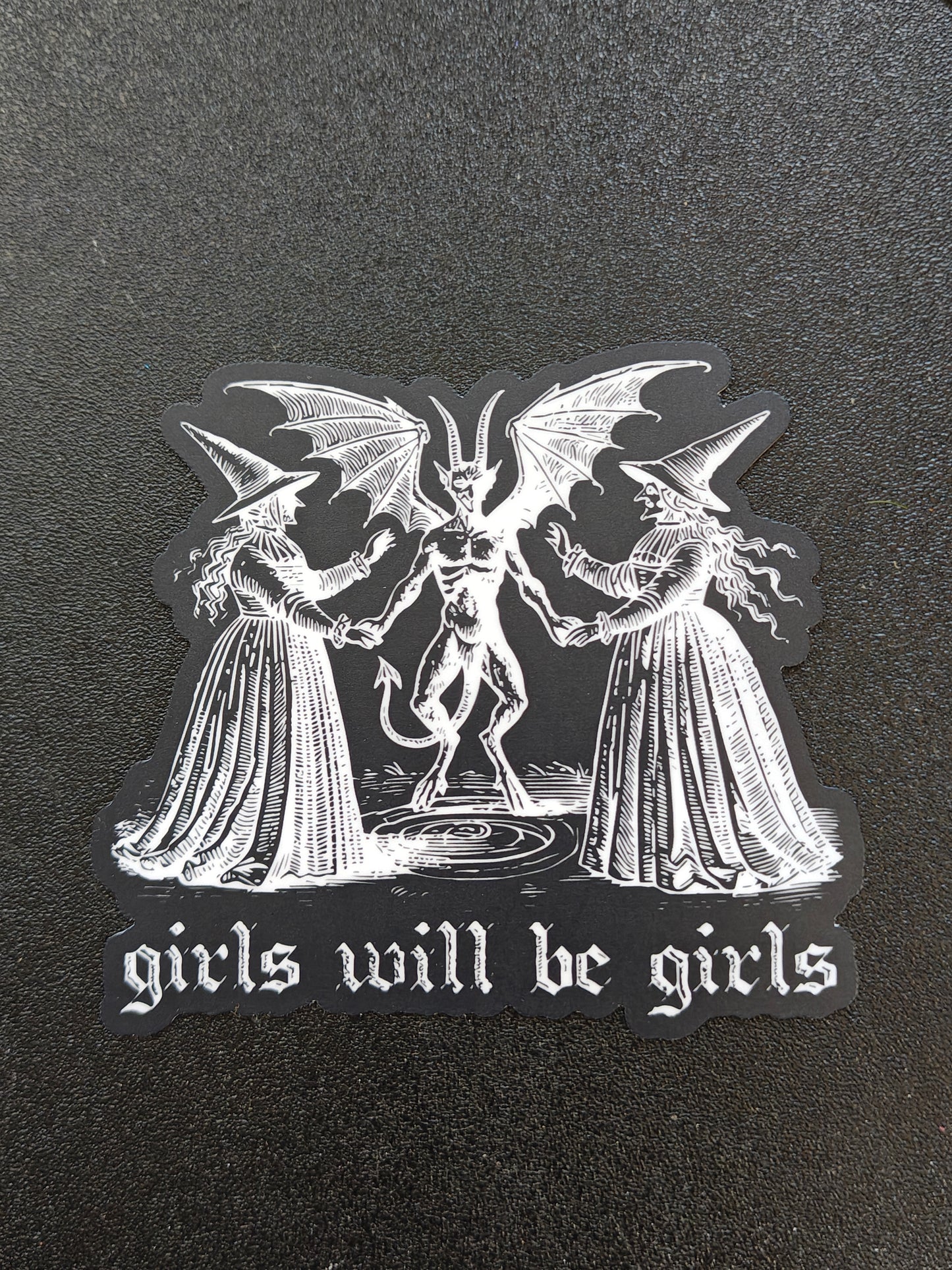 Summoner Girls Will Be Girls Sticker
