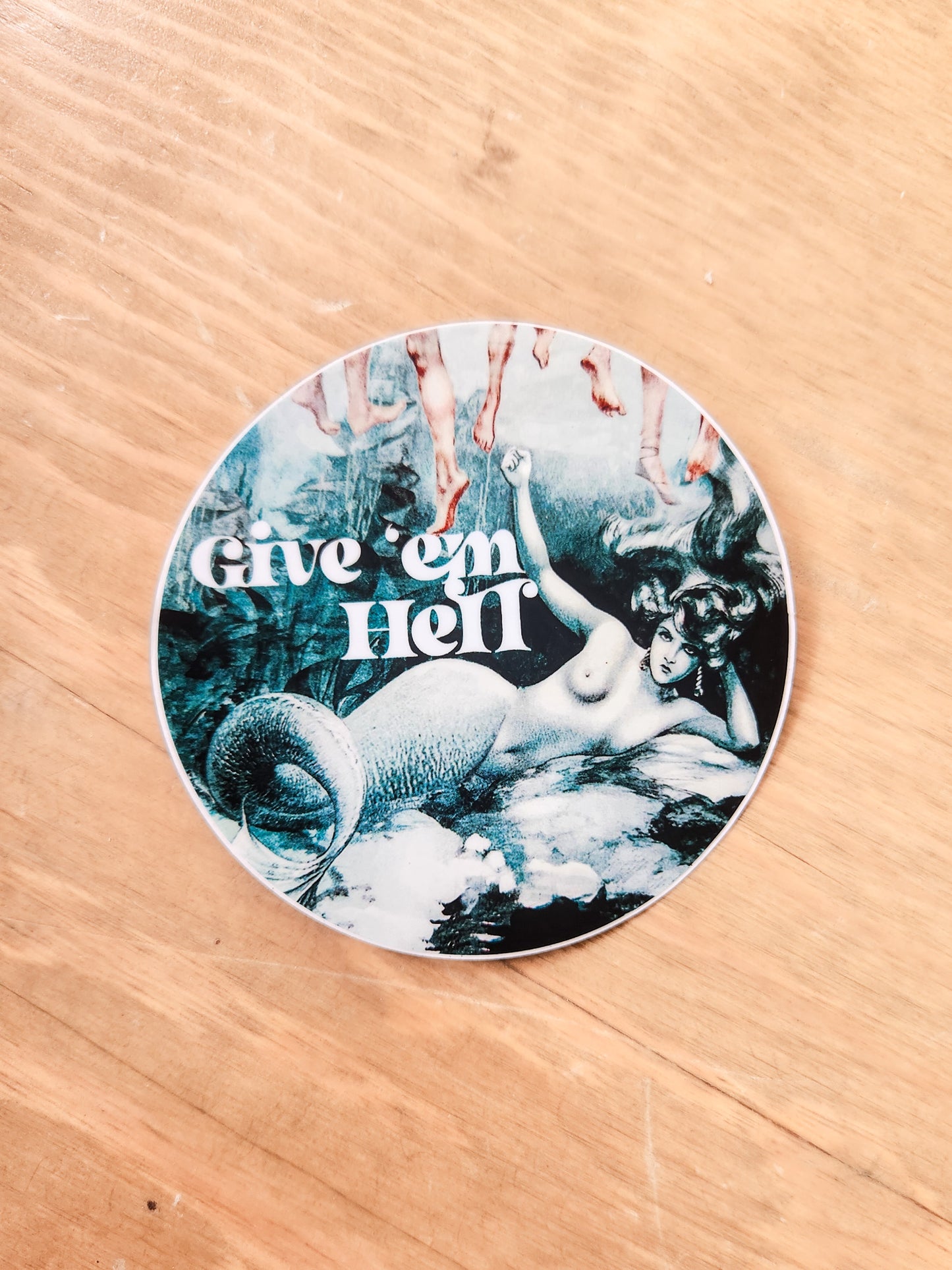 Give Em Hell Sticker