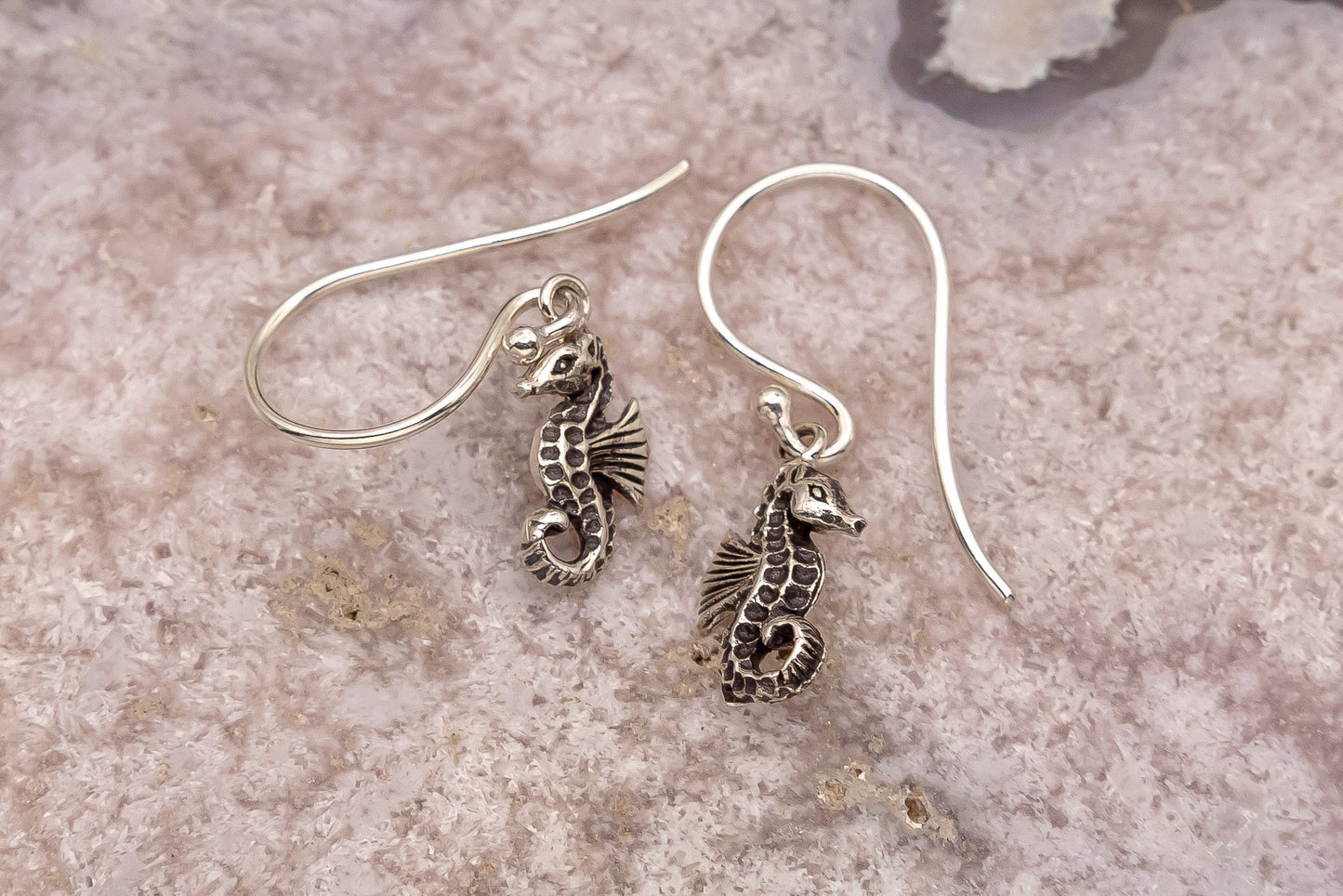 Tiny Seahorse Earrings