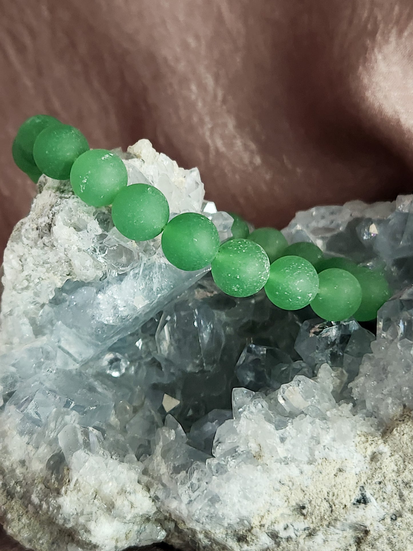 Matte Crystals Bracelet (10mm)