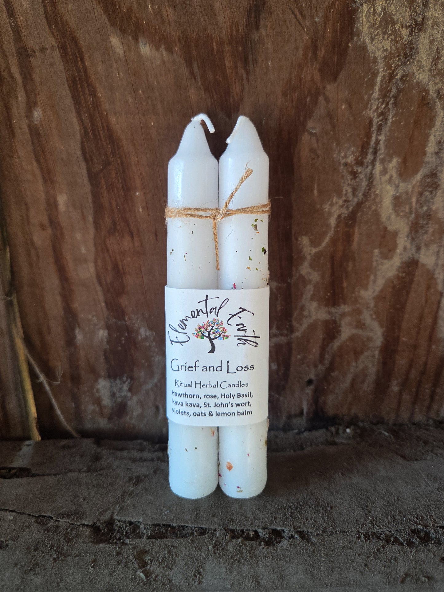 Grief and Loss Intention Taper Candles