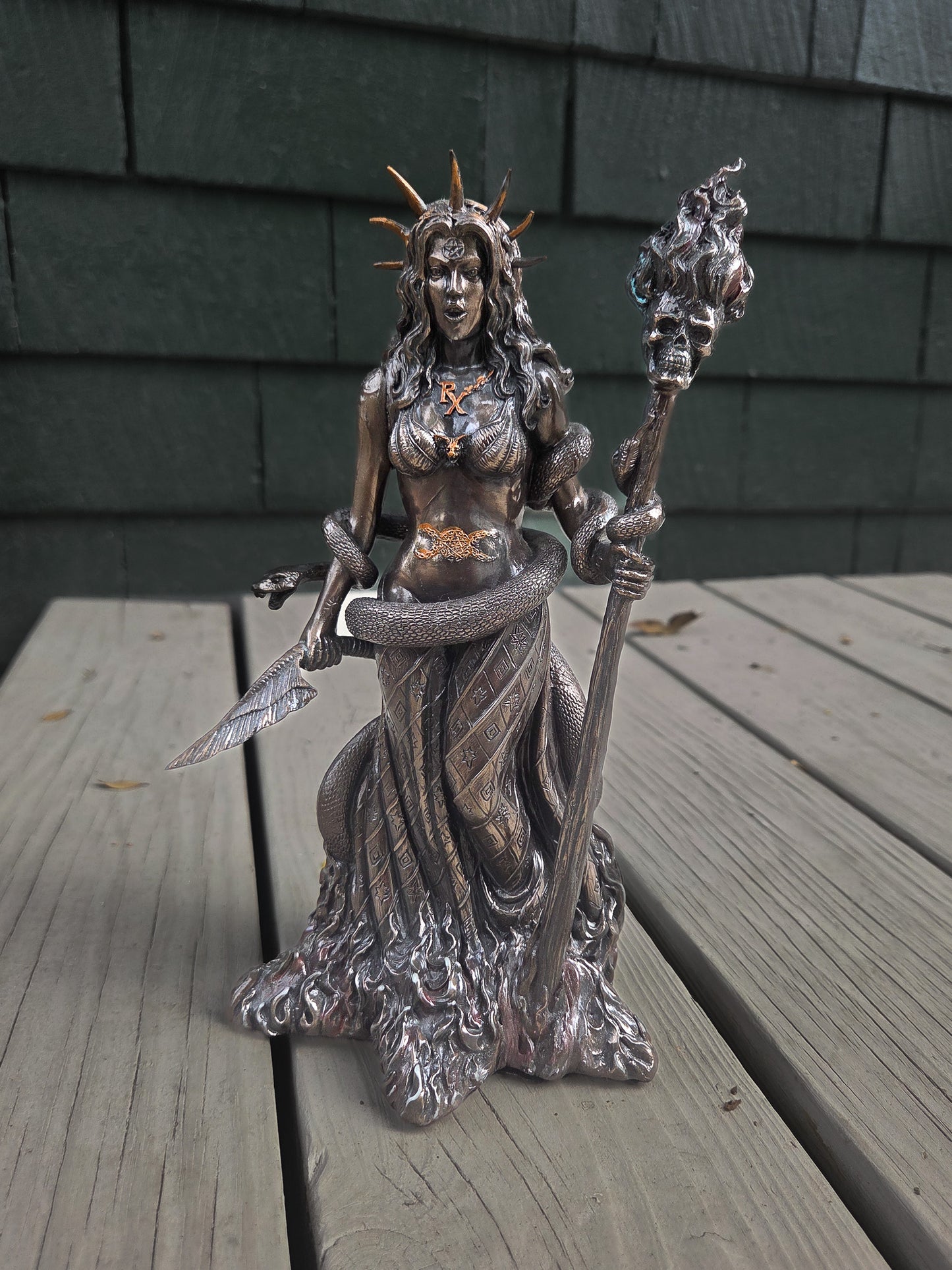 Hecate Flame Statue