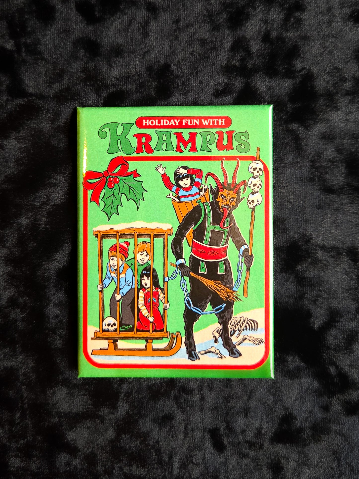 Holiday Fun with Krampus Magnet