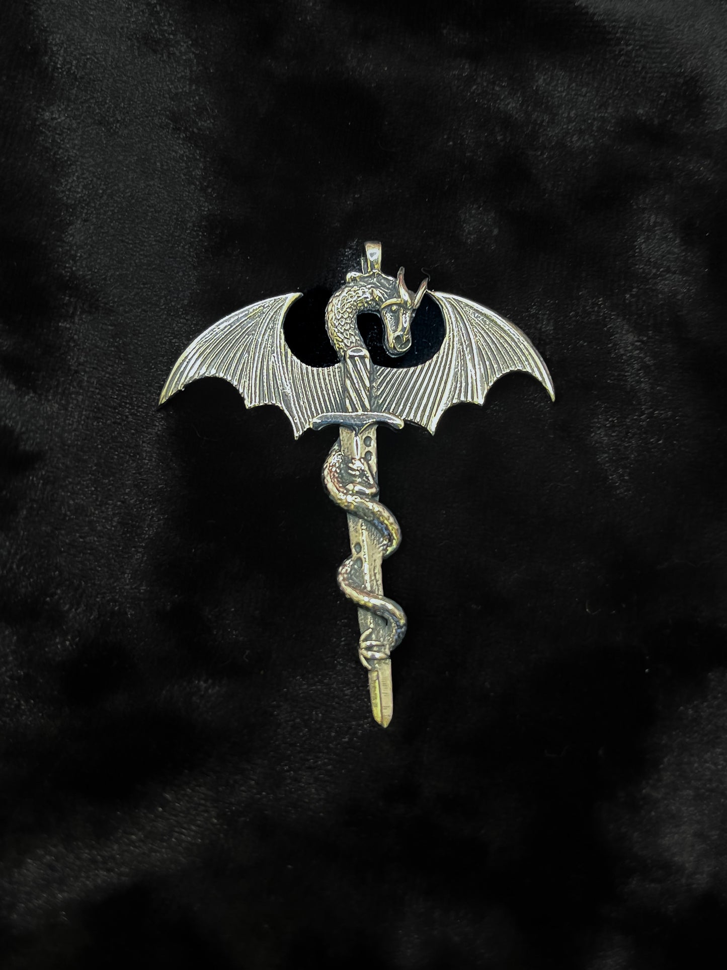 Dragon With Sword Pendant