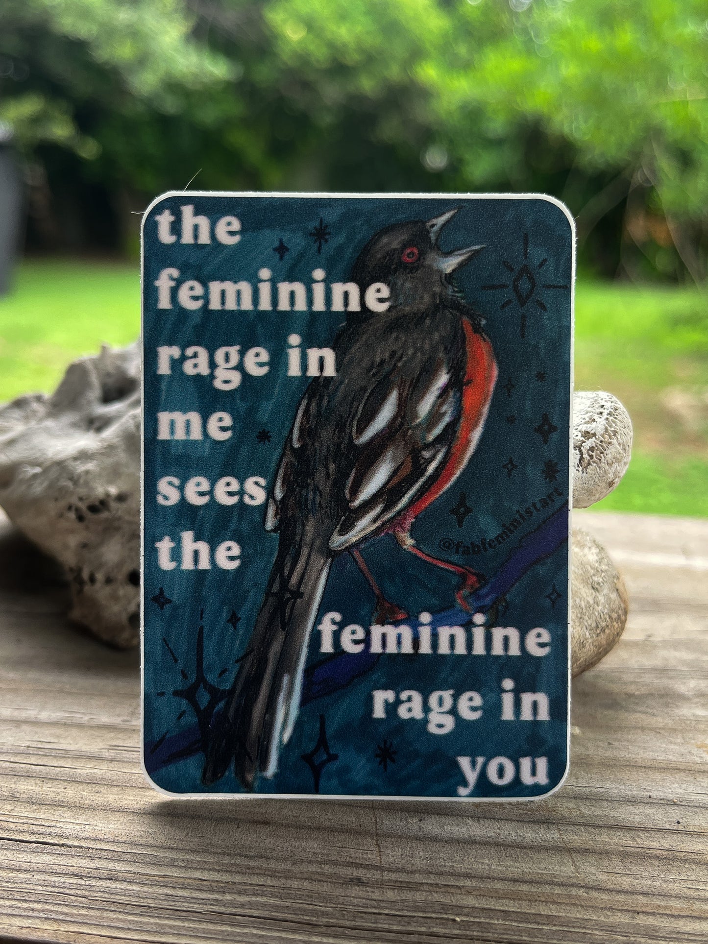 Feminist Rage Sticker