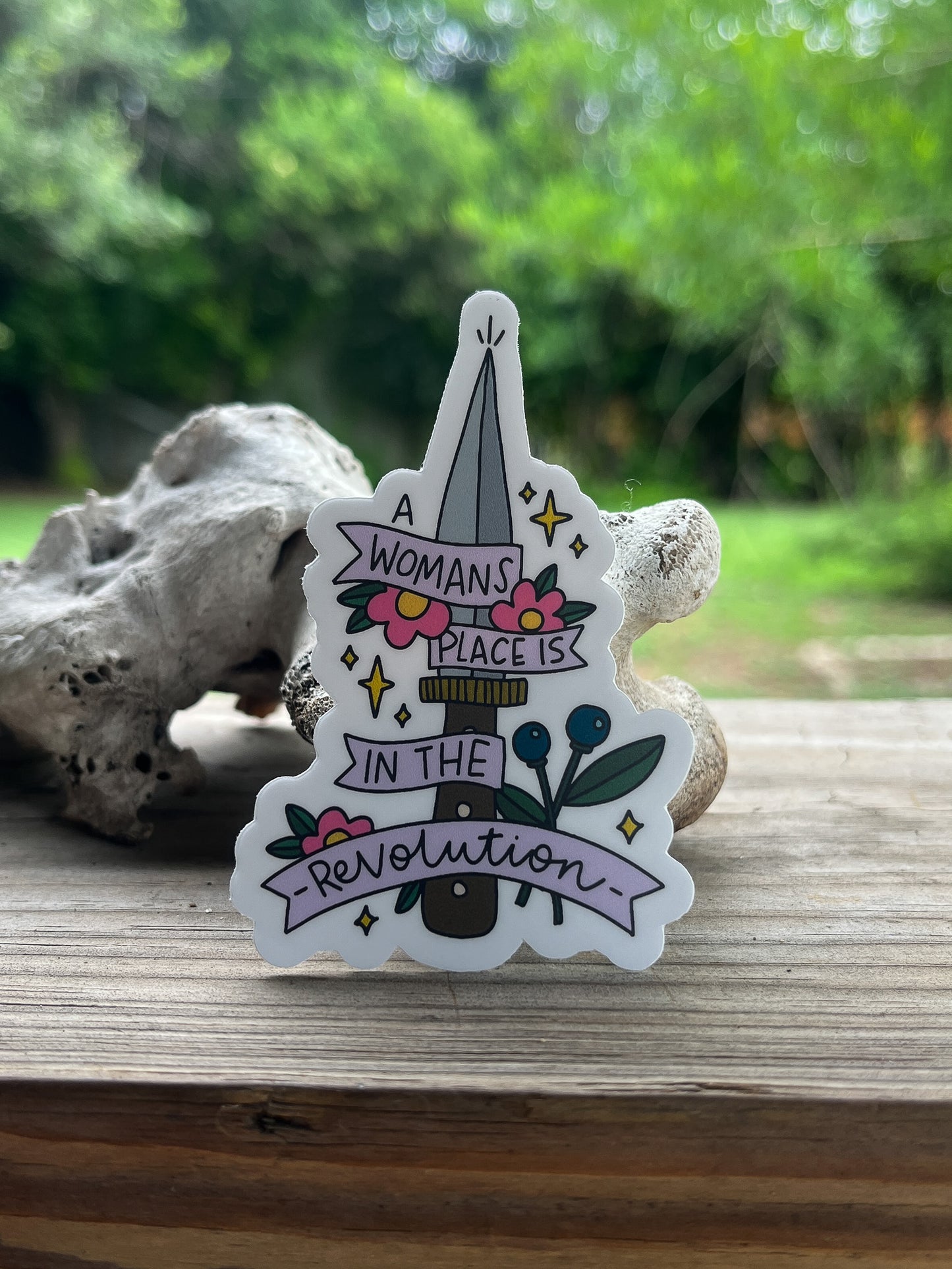 A Womans Place Sticker
