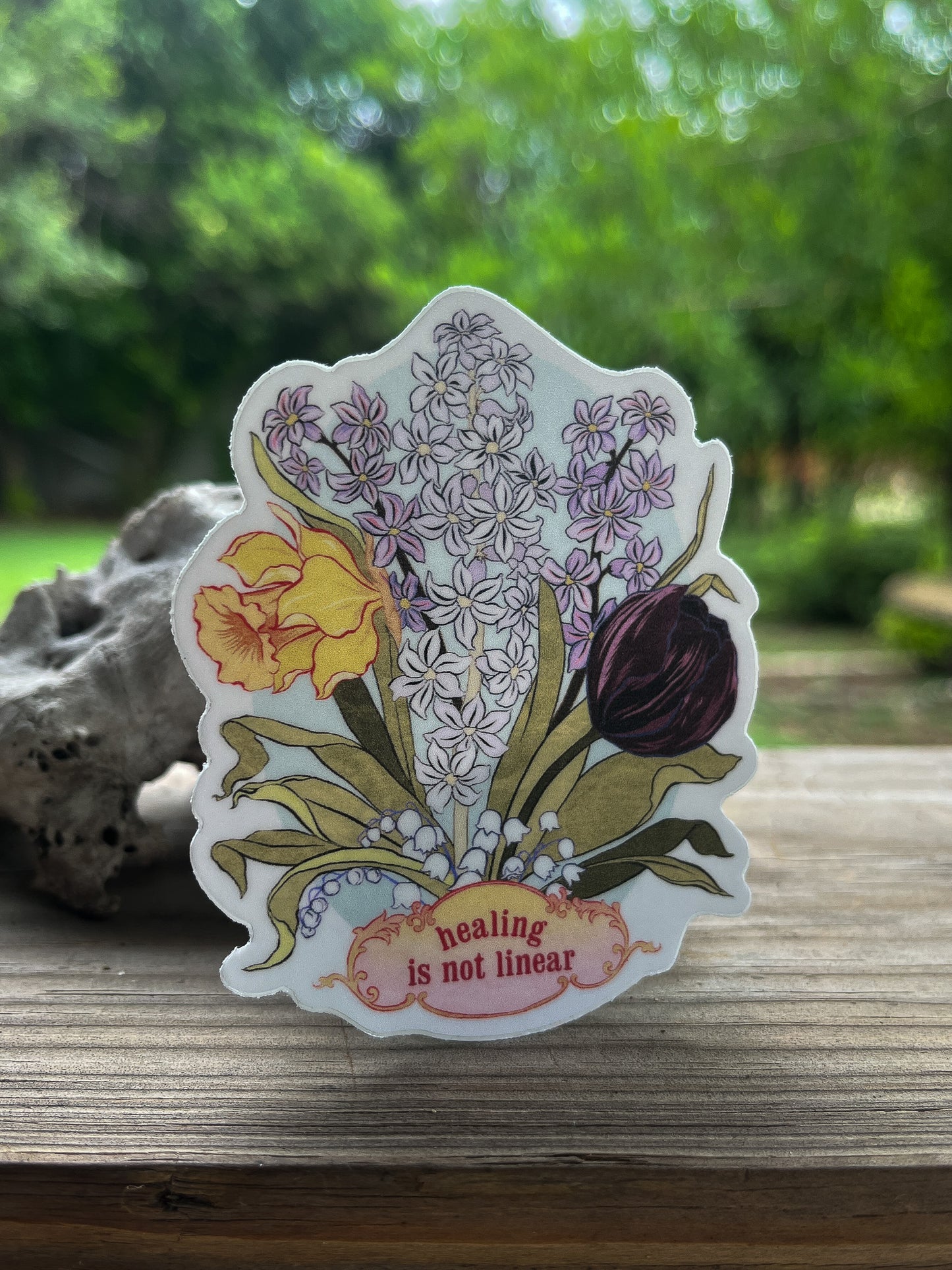 Healing isn't Linear Sticker