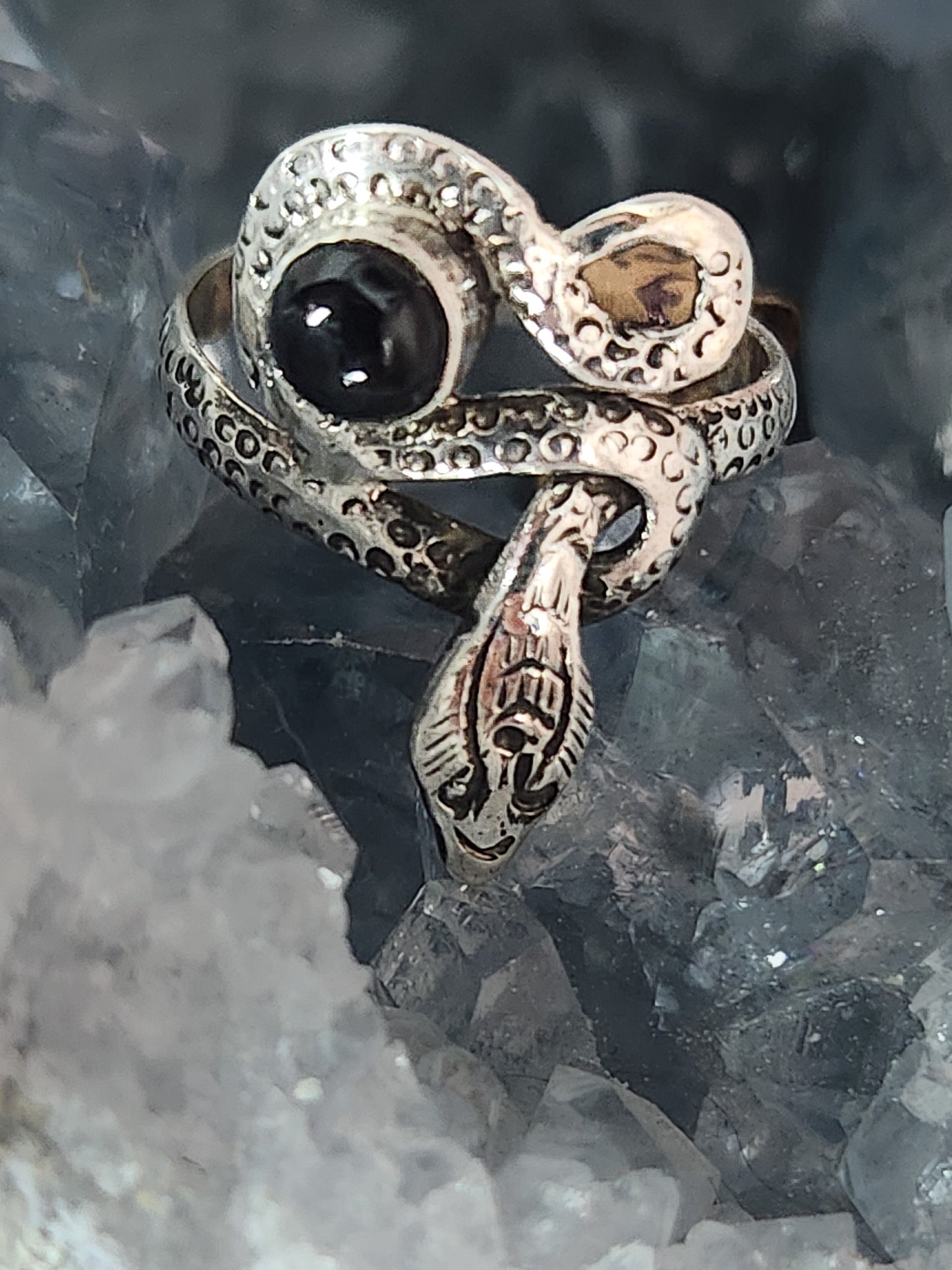 Knotted Snake Ring
