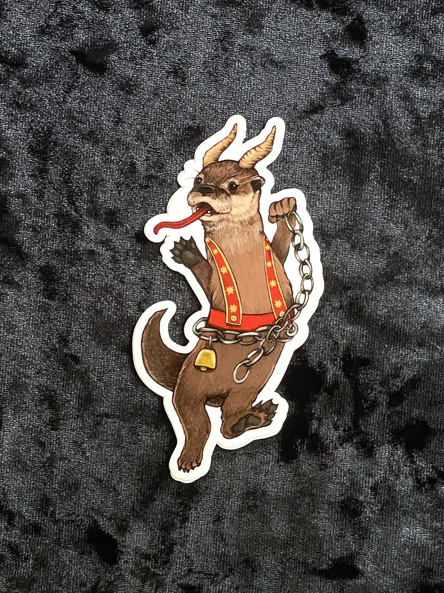 Krampus Otter Sticker