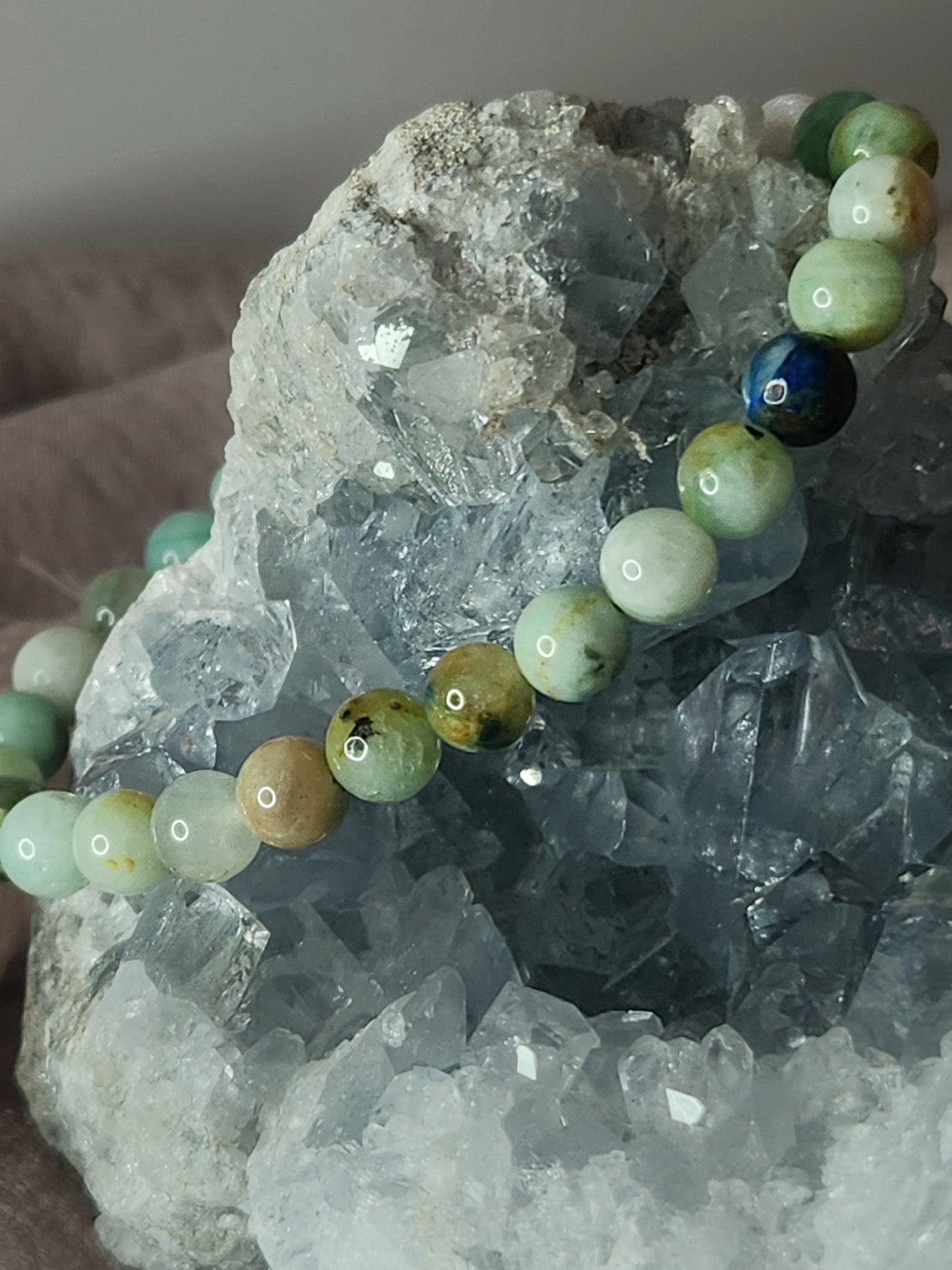 Lapis Chrysocolla Bracelet (6mm)