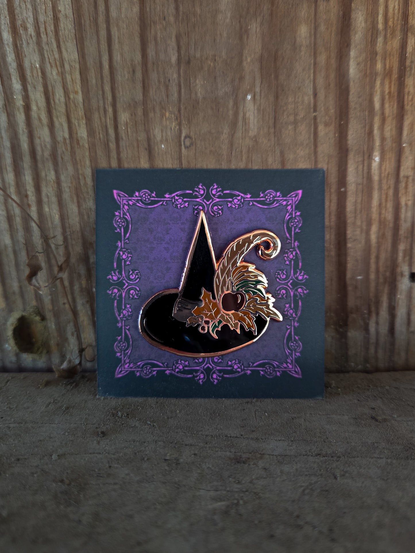 Mabon Witch Hat Enamel Pin