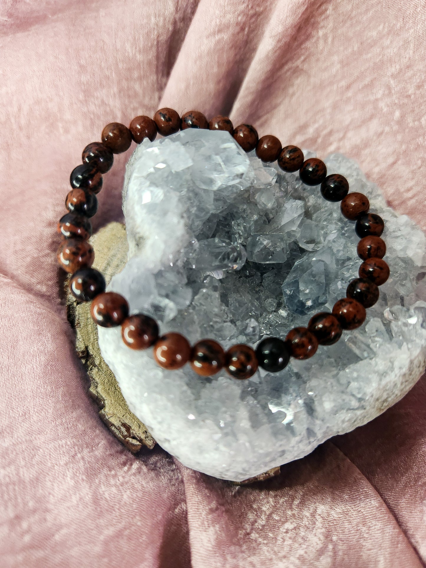 Mahogany Obsidian Bracelet
