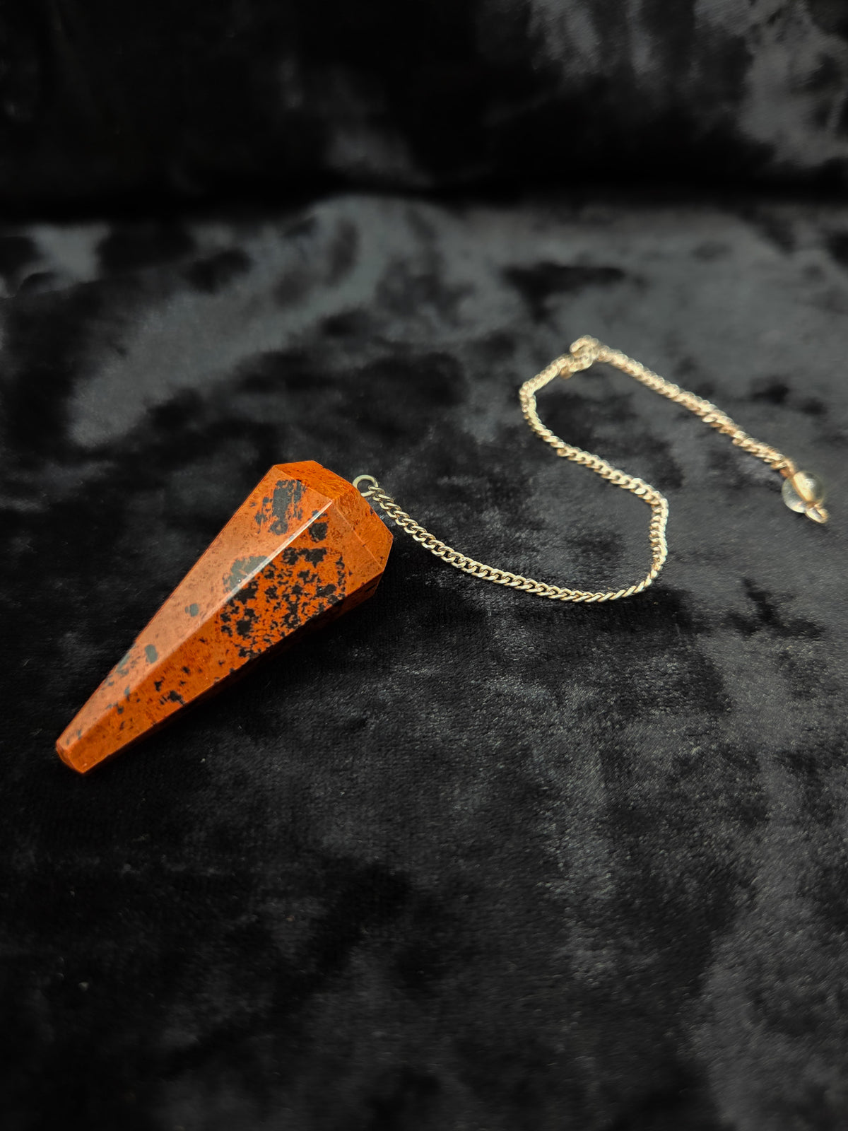 Mahogany Obsidian Pendulum