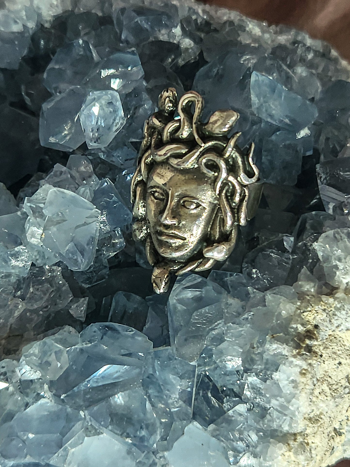 Medusa Face Pendant