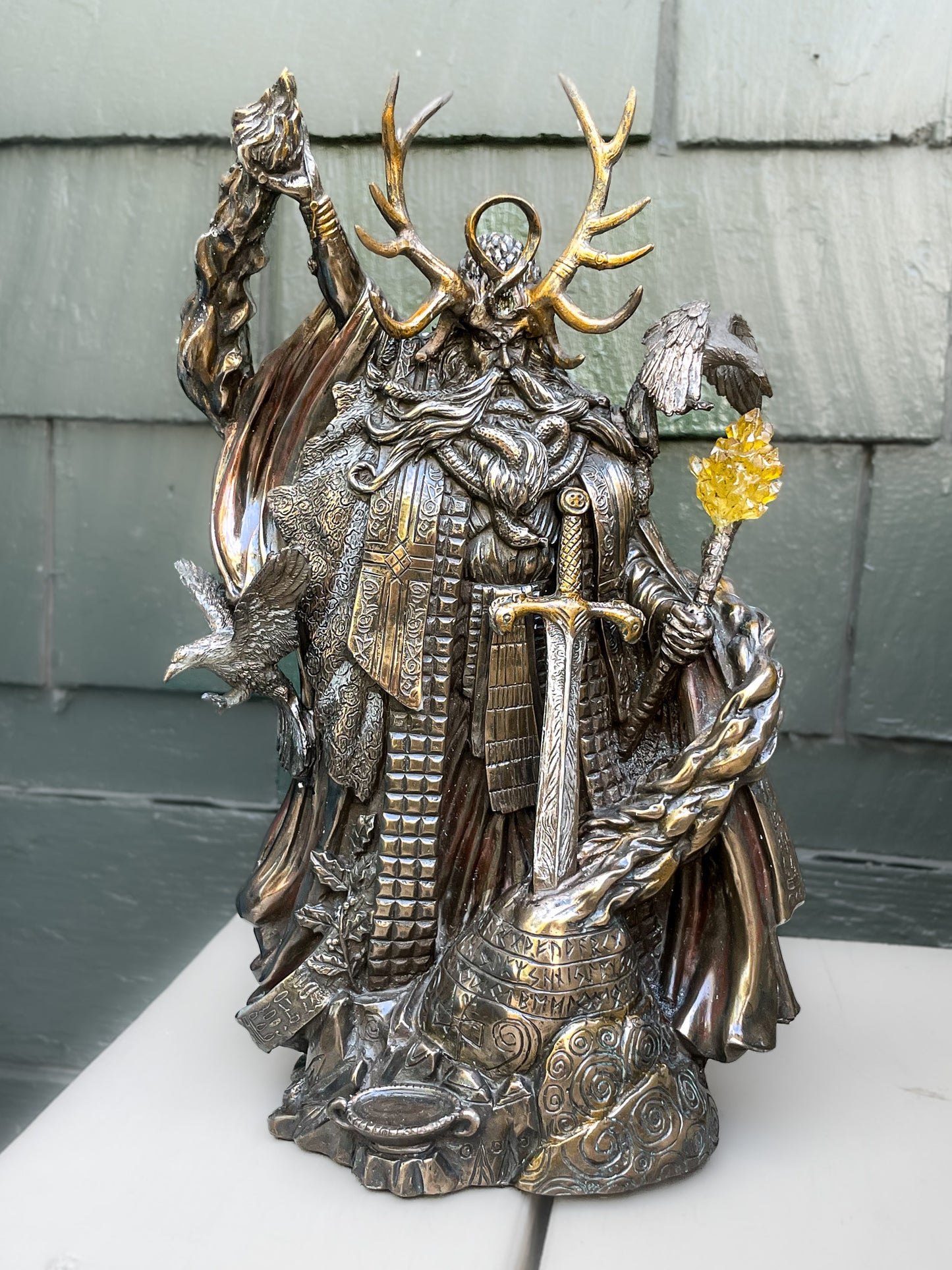 Merlin Magician Statue
