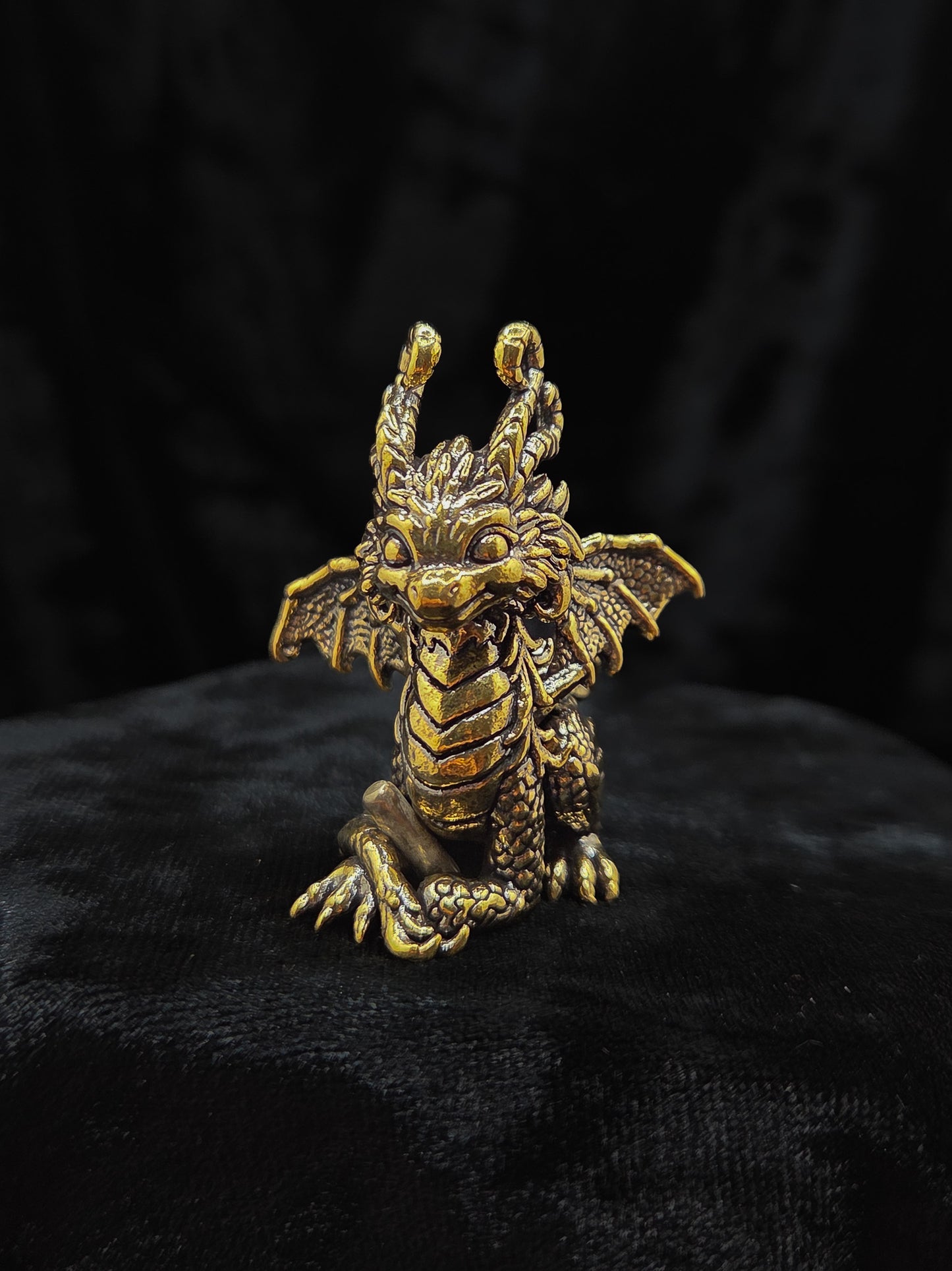Mini Brass Baby Dragon