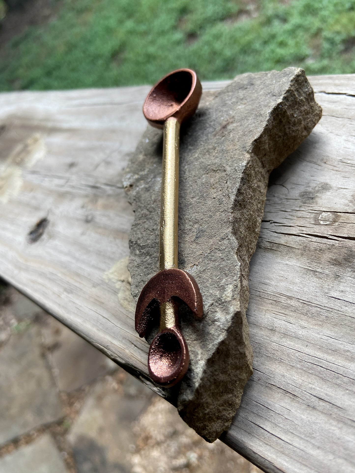 Double Ended Moon Spoon