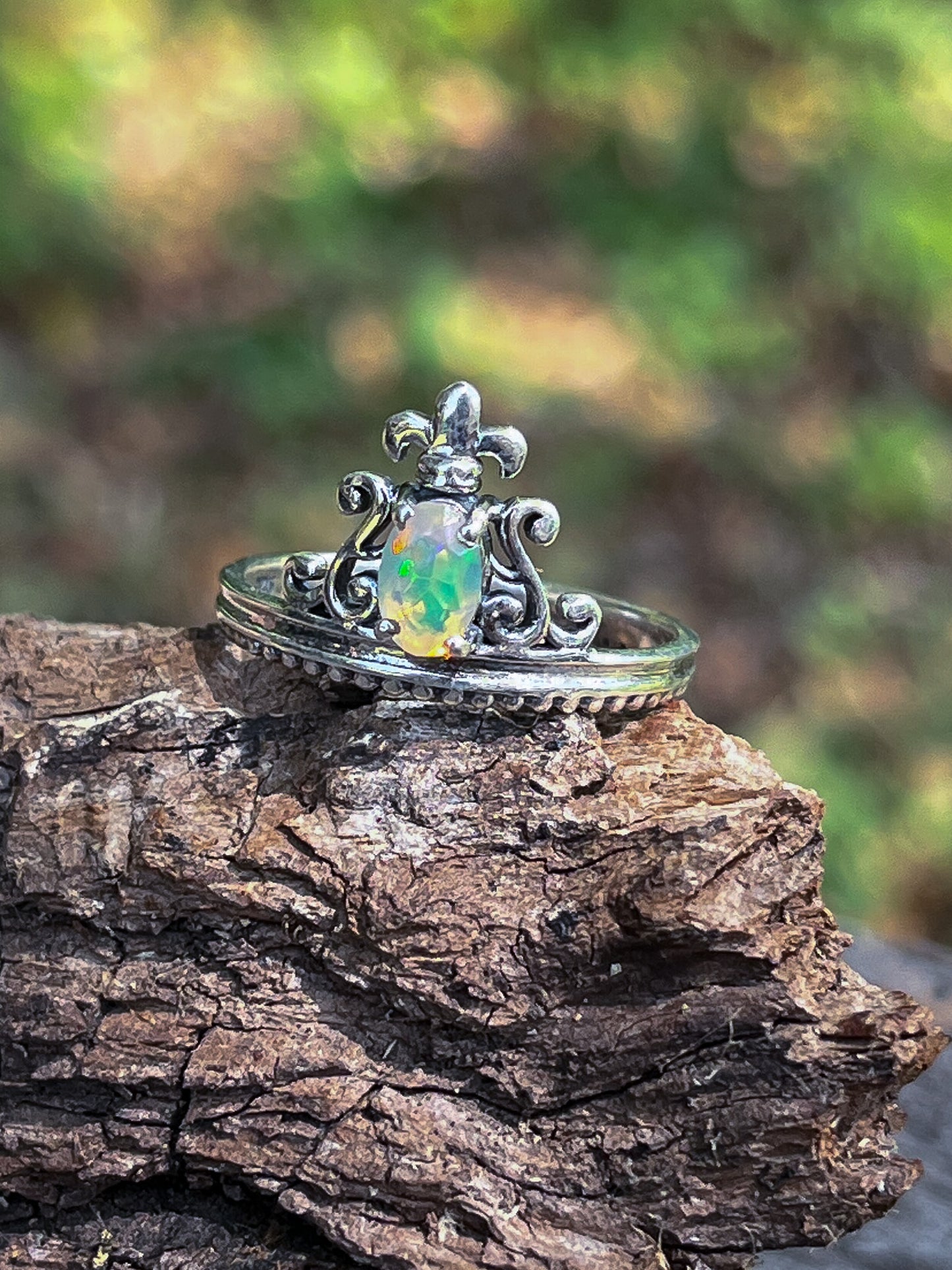 Opal Tiara Ring
