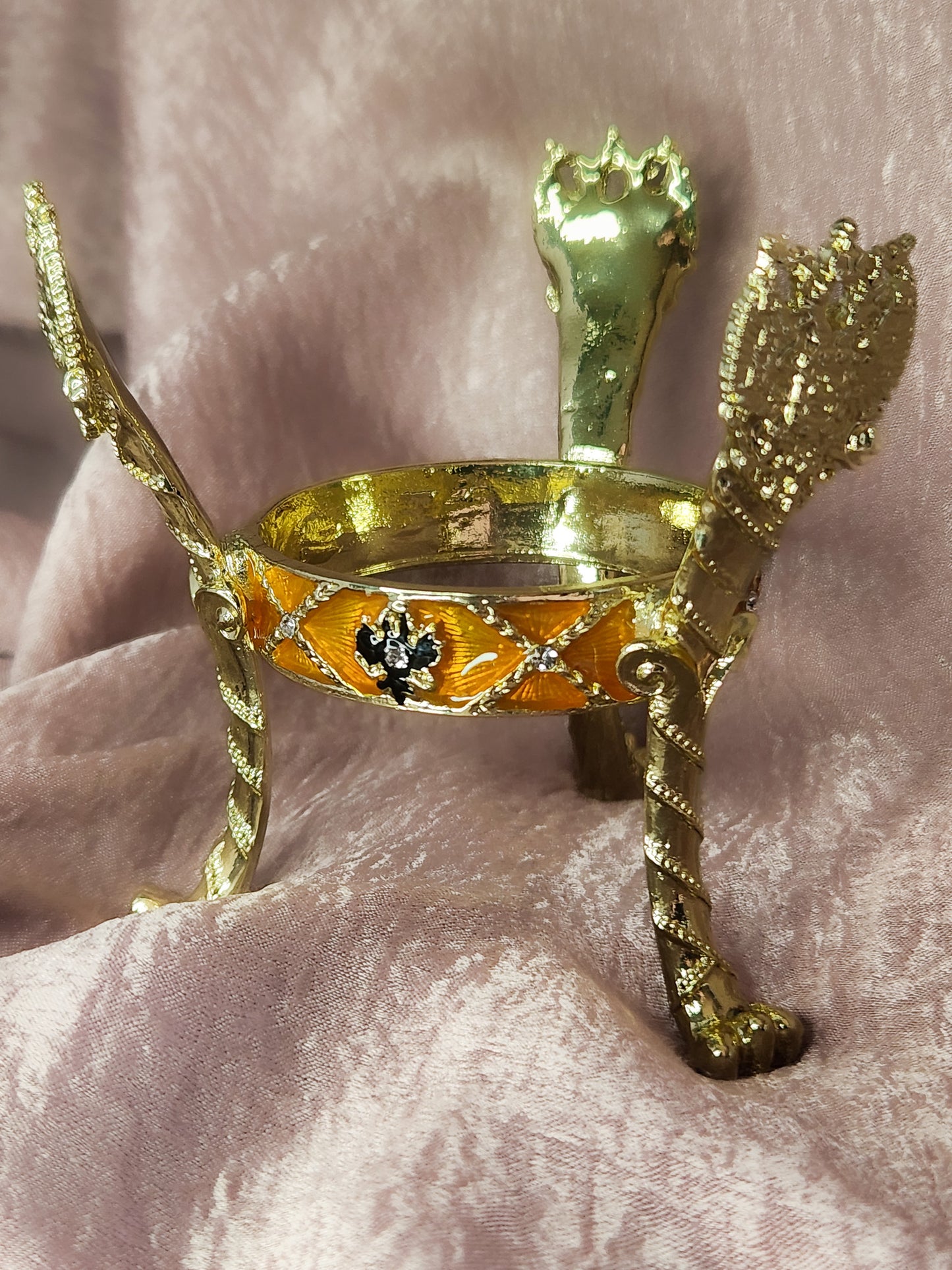 Orange Eagle Sphere Holder