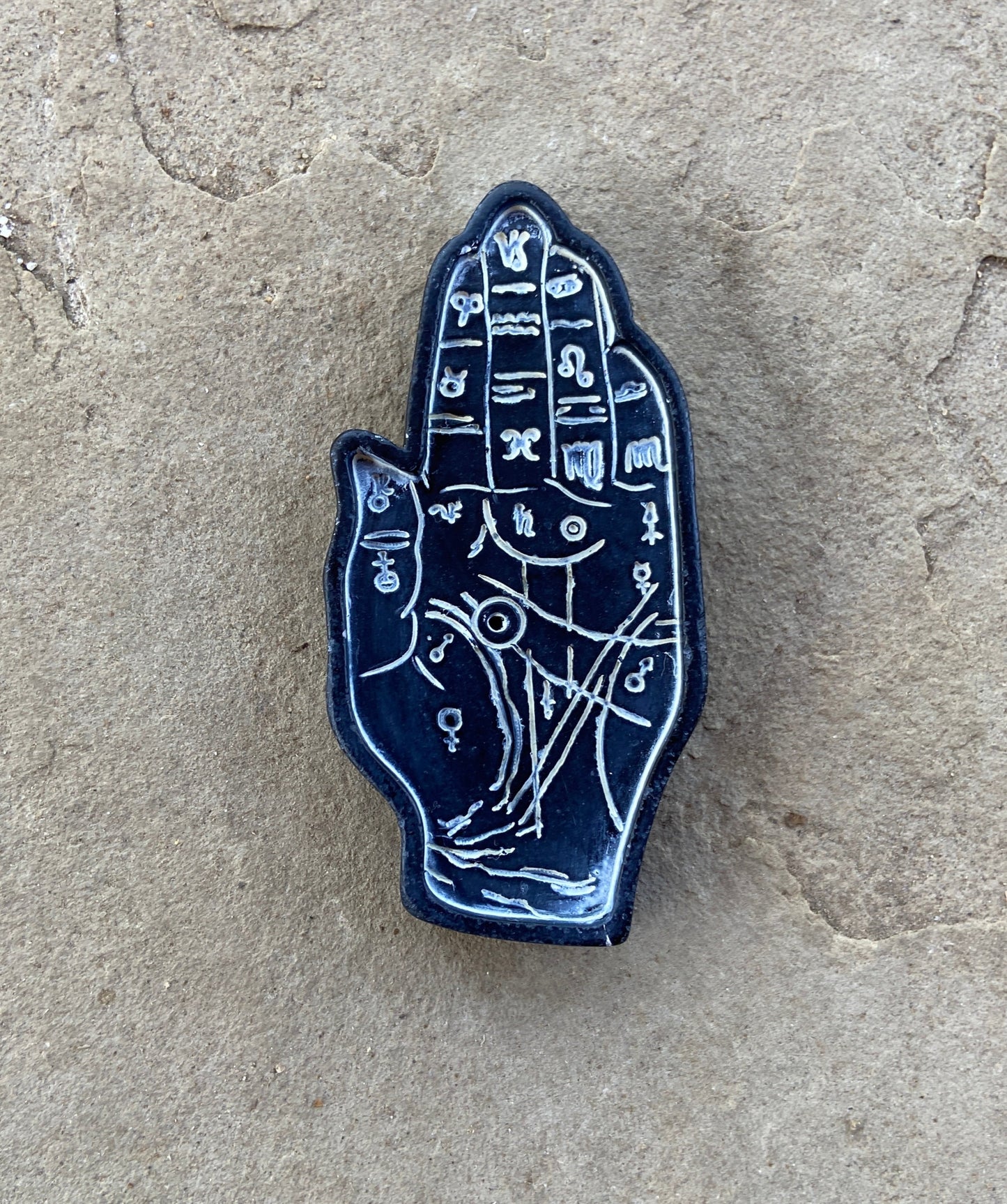 Palm Reader Shaped Incense Burner