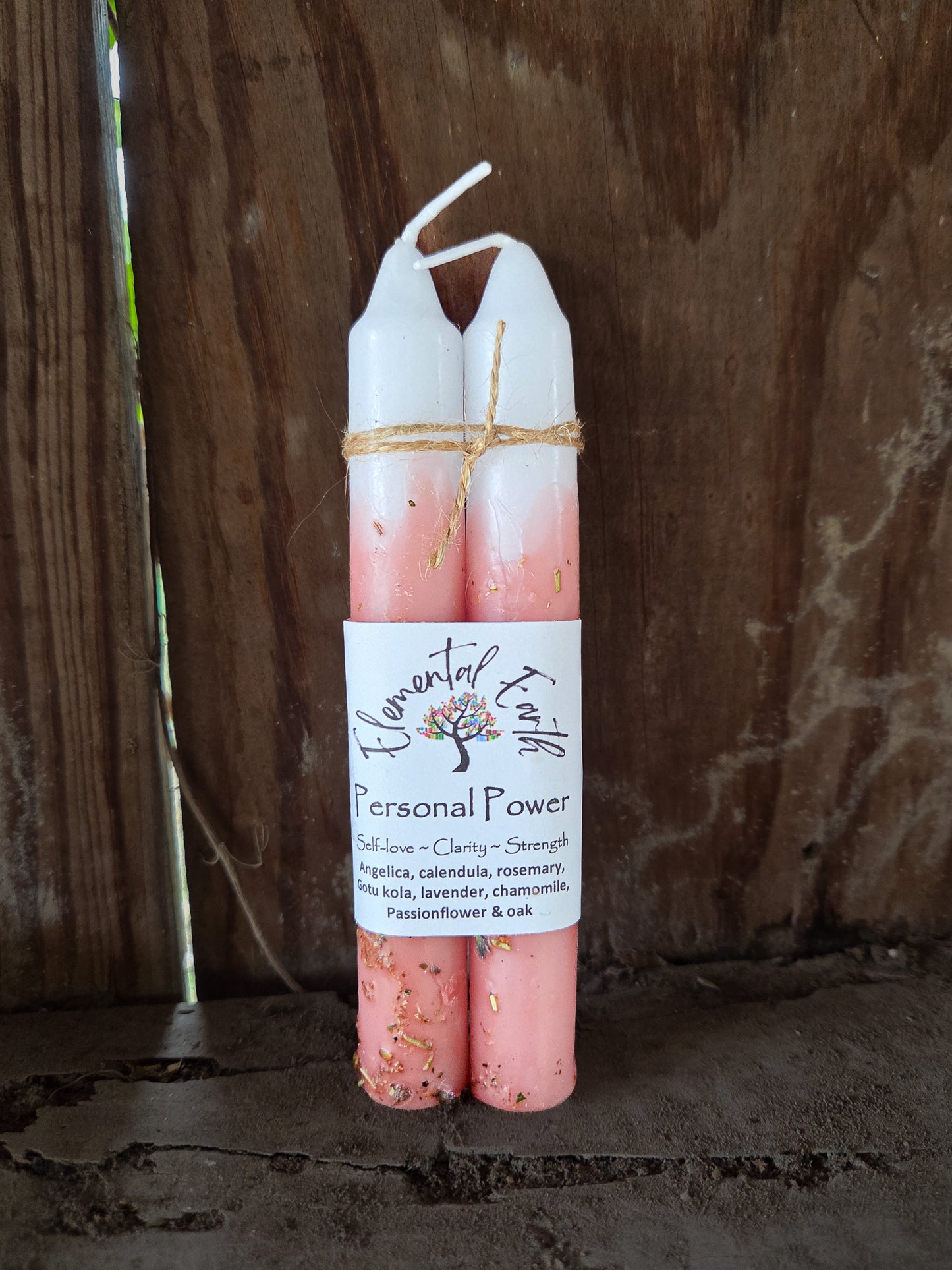 Personal Power Intention Taper Candles